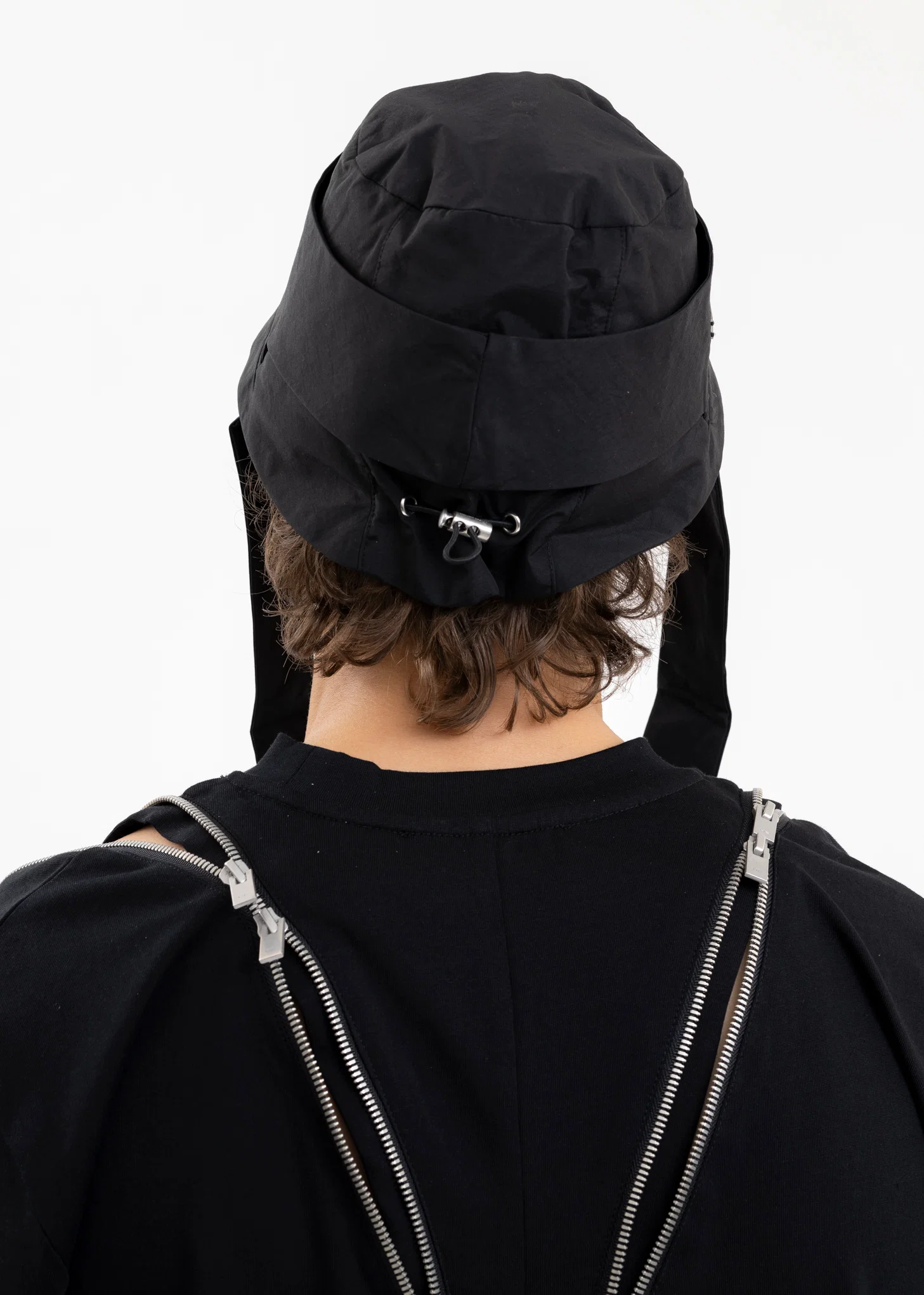 BLACK BLAZE BUCKET HAT - Image 5