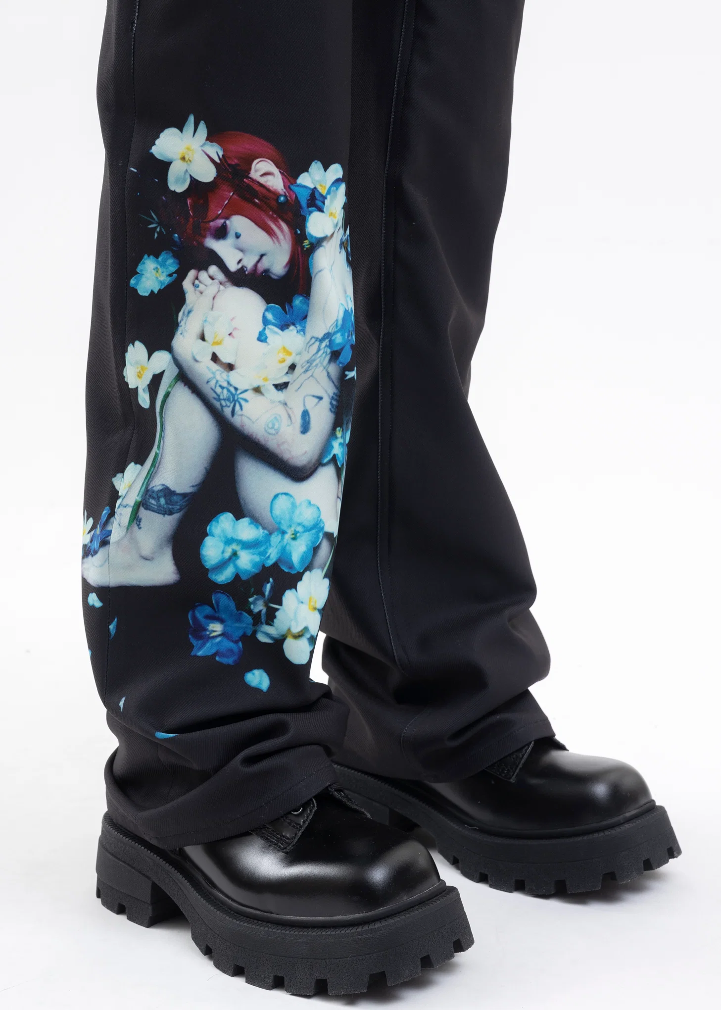 BLACK BLUE GIRL KNEE-HIGH - Image 2