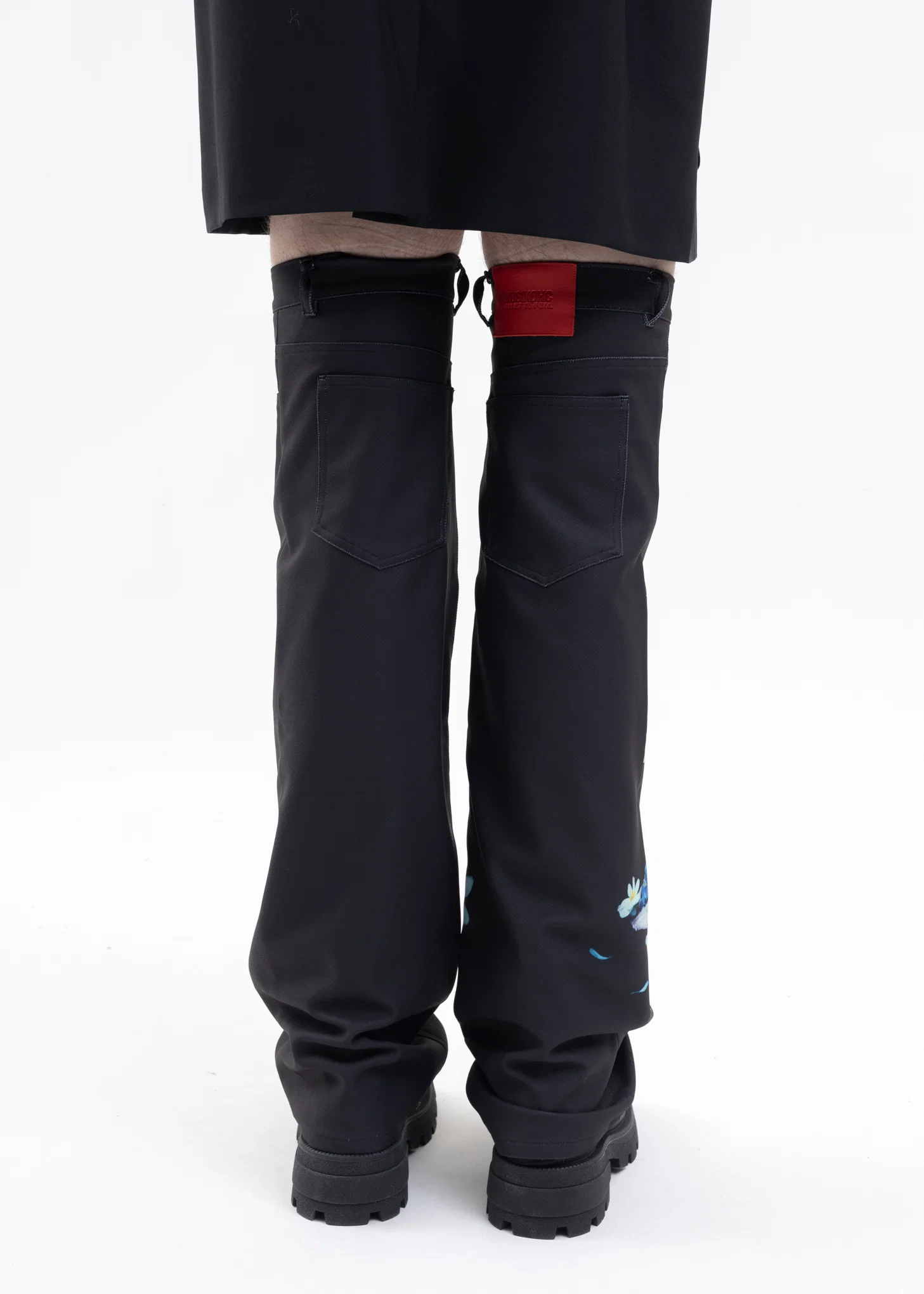BLACK BLUE GIRL KNEE-HIGH - Image 4
