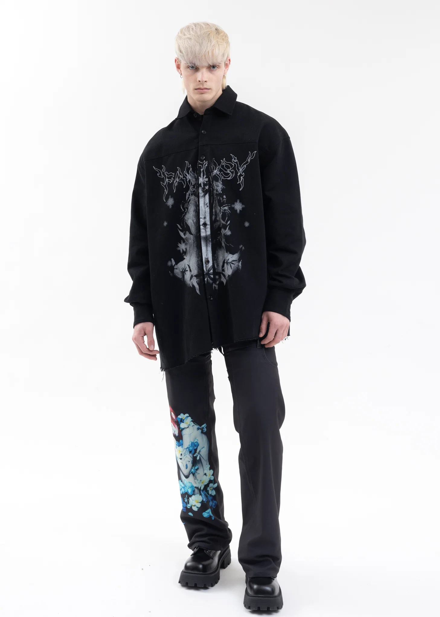 BLACK BLUE GIRL KNEE-HIGH - Image 5