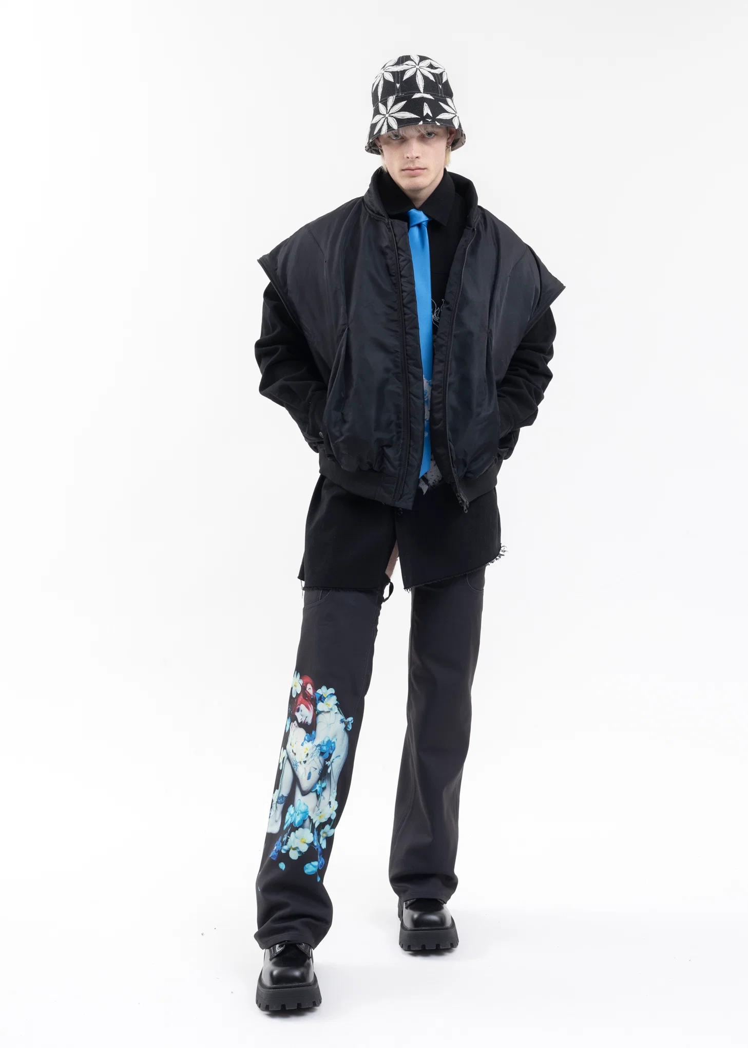 BLACK BLUE GIRL KNEE-HIGH - Image 6