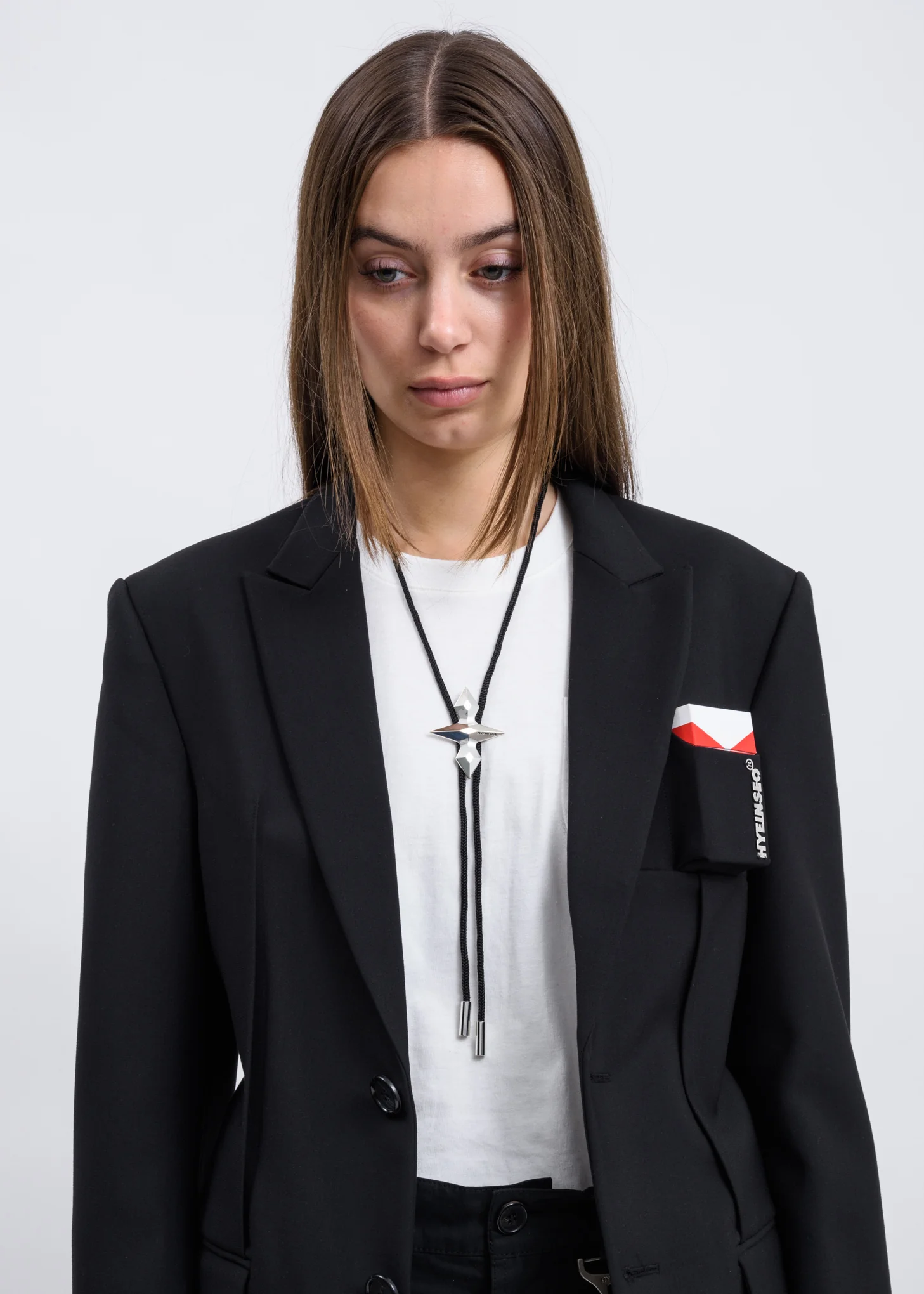 Black Bolo Tie - Image 2