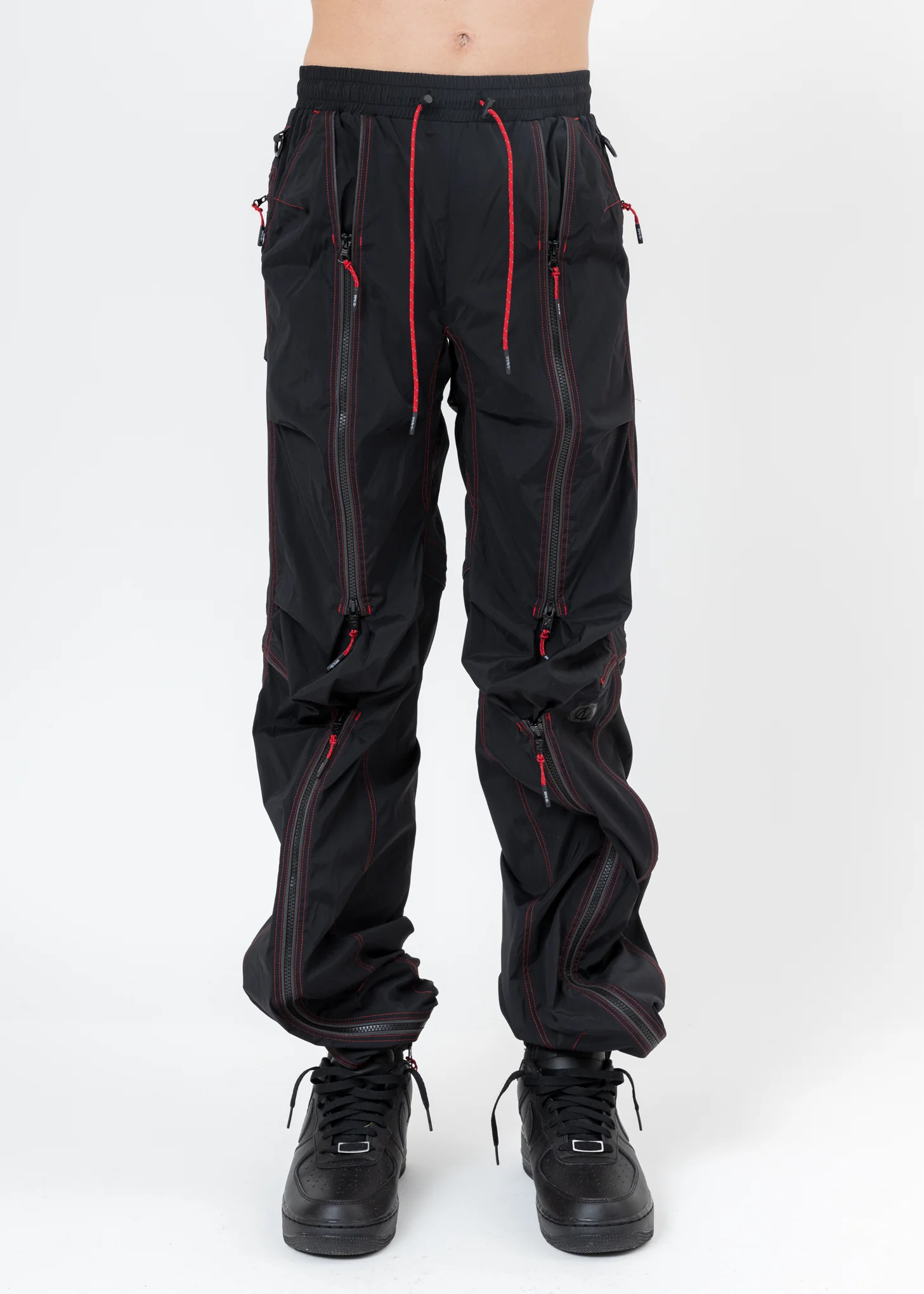 Black BONDAGE ATT1%TUDE Line Pants - Image 4