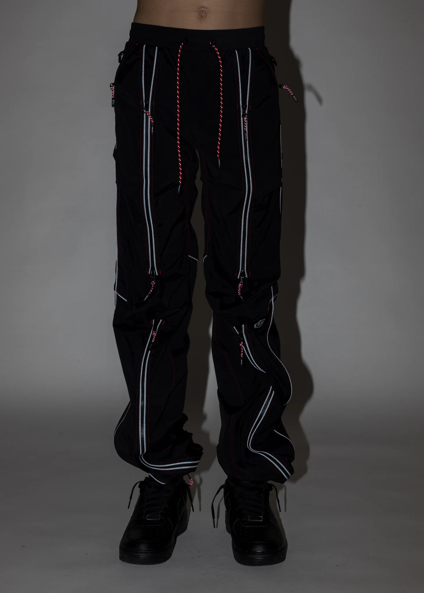 Black BONDAGE ATT1%TUDE Line Pants - Image 5