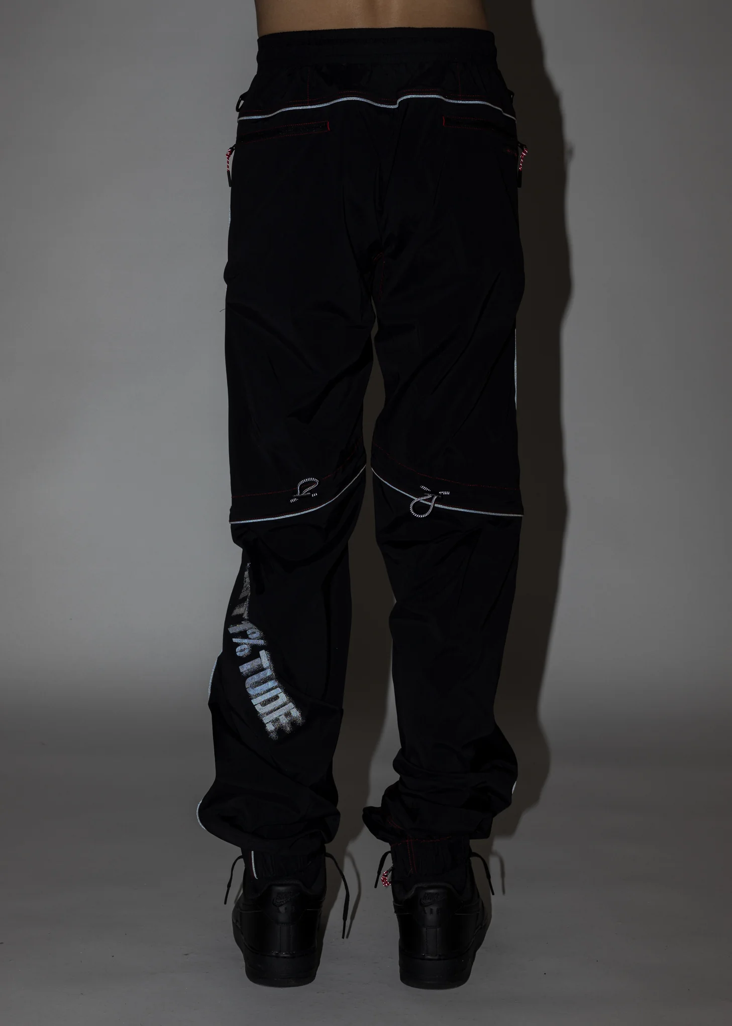 Black BONDAGE ATT1%TUDE Line Pants - Image 9