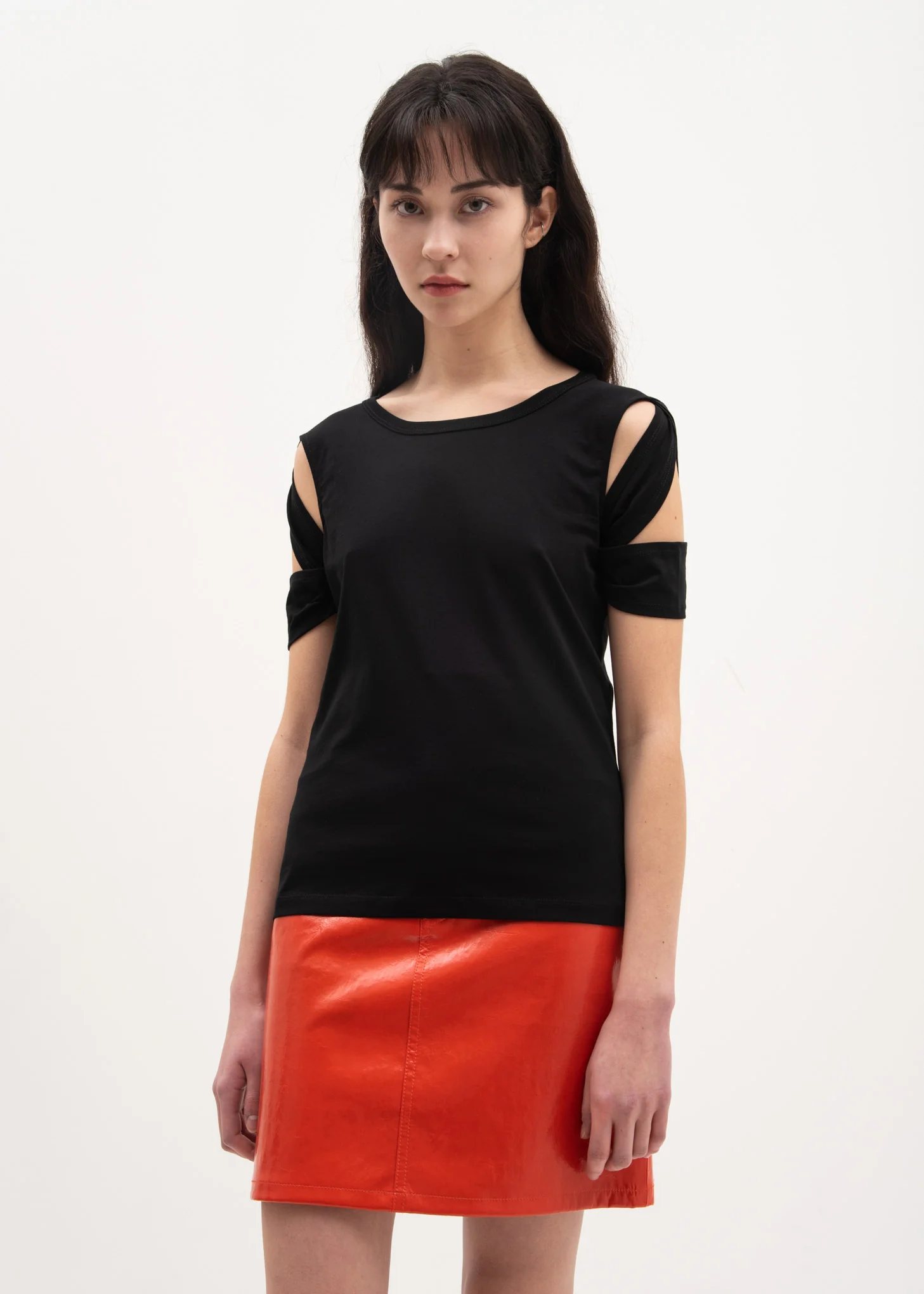 Black Bondage Sleeve T-Shirt