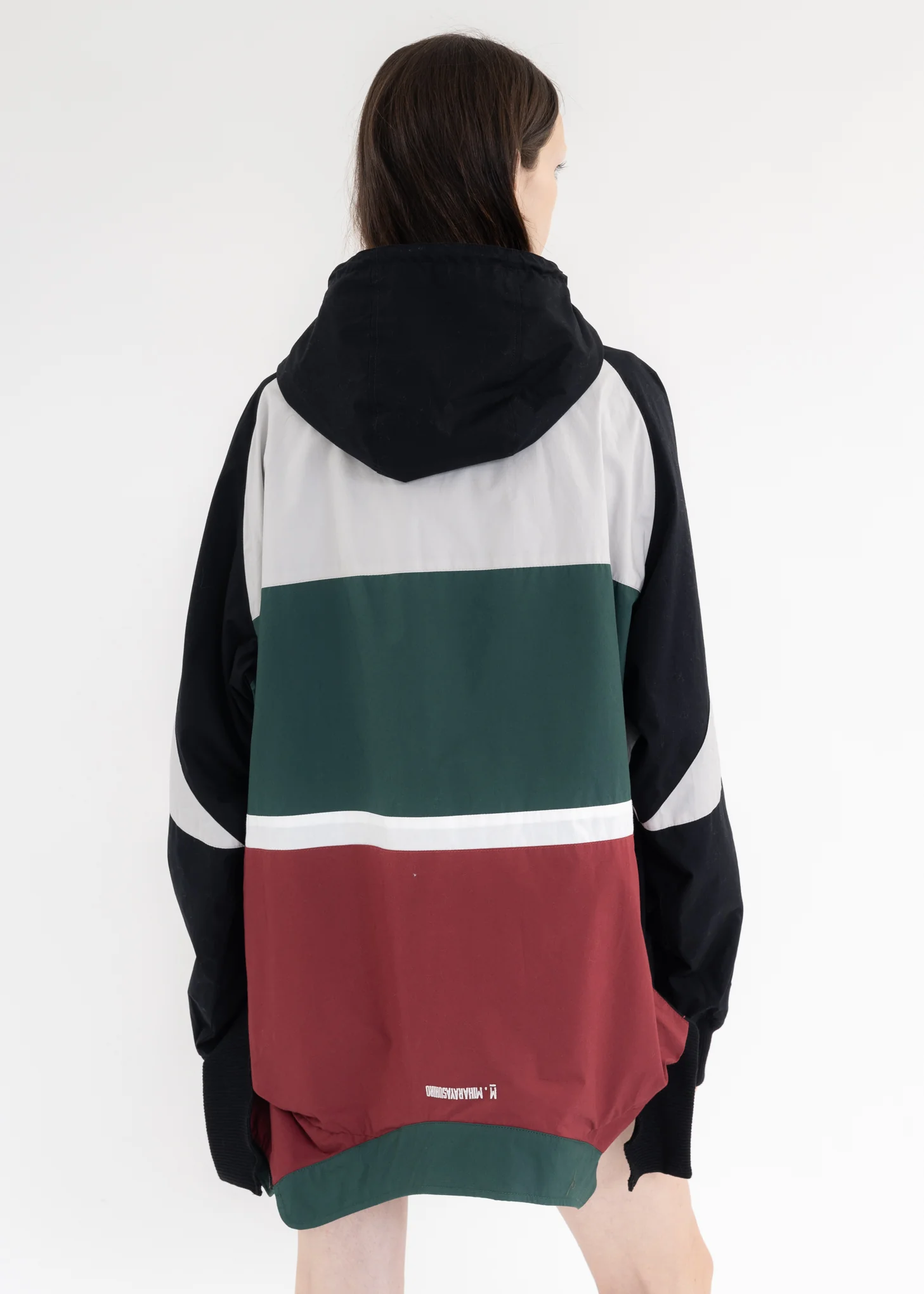 Black Bottom Layered Sports Blouson - Image 2