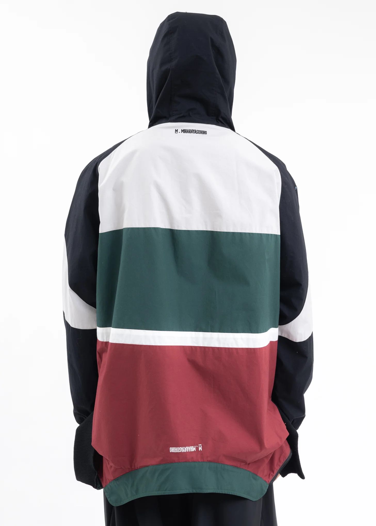 Black Bottom Layered Sports Blouson - Image 2