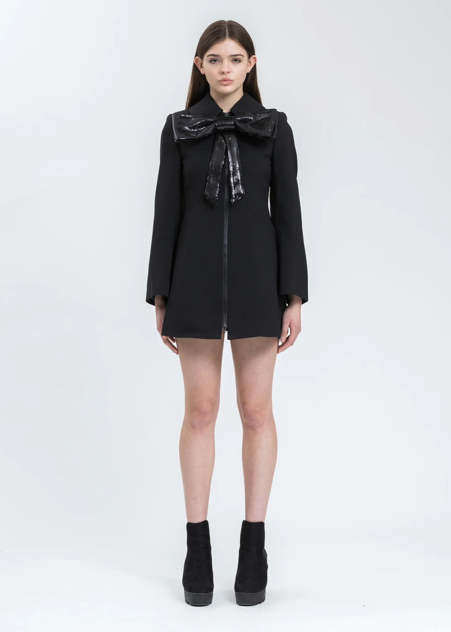 Black Bow Crystal Suit Jacket
