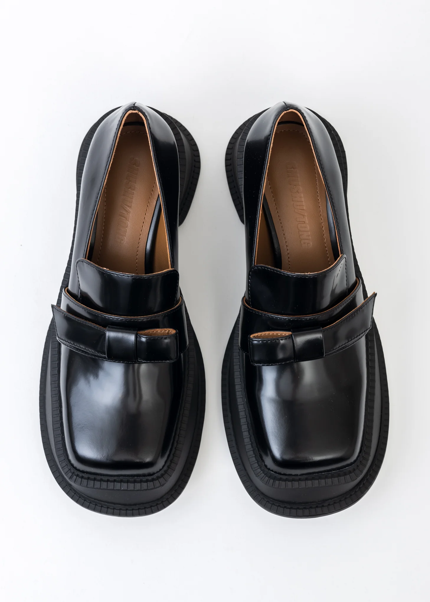 Black Bow Loafer Platform - Image 3