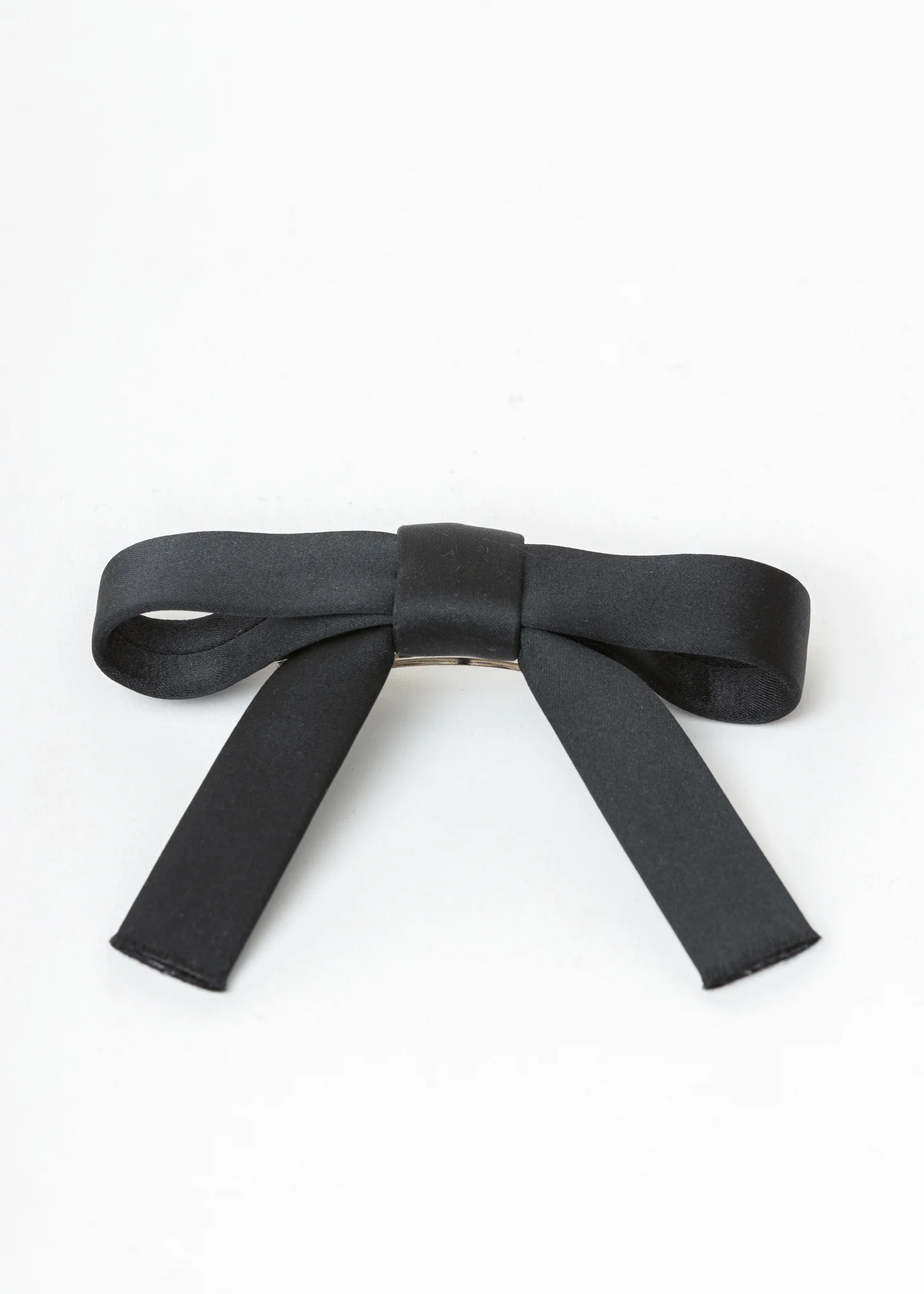 Black Bow Tie Hair Pin