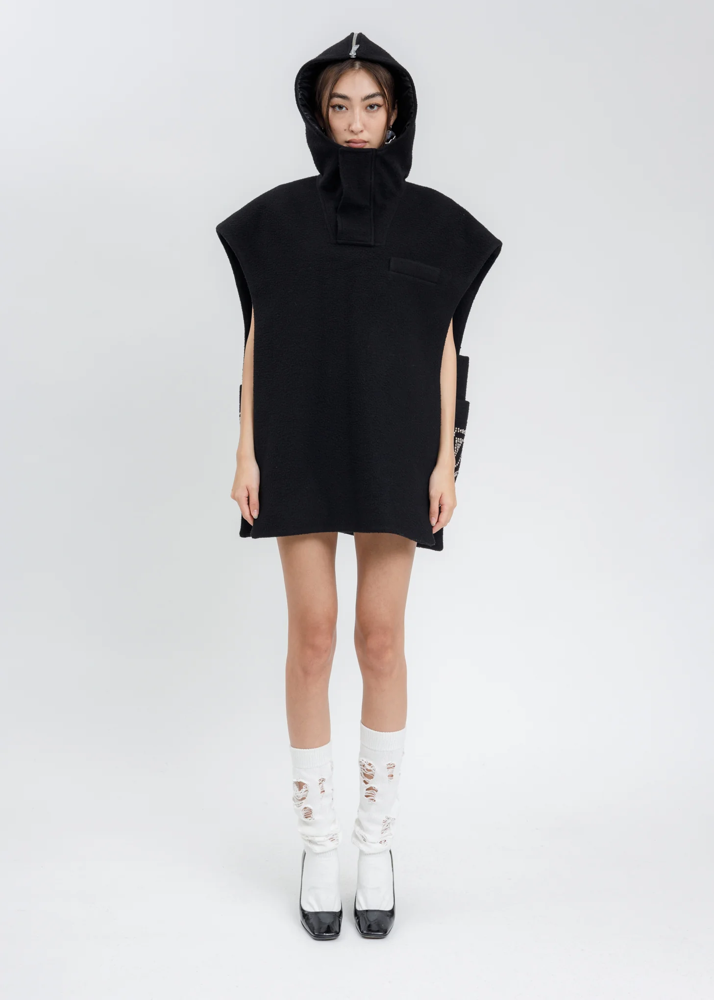 Black Box Shape Pattern Artwork Vest - Image 6