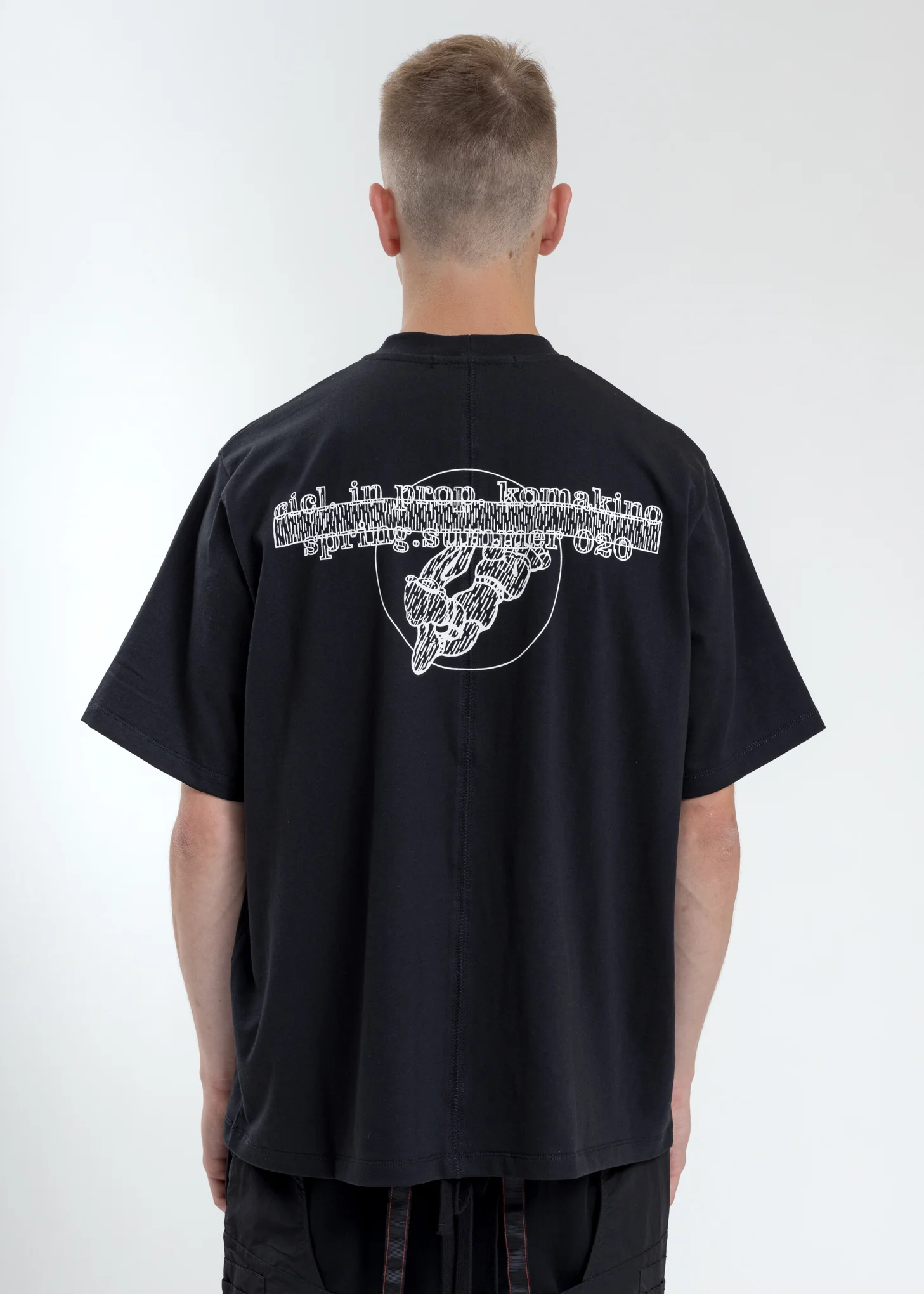 Black Boxy Fit T-Shirt - Image 2