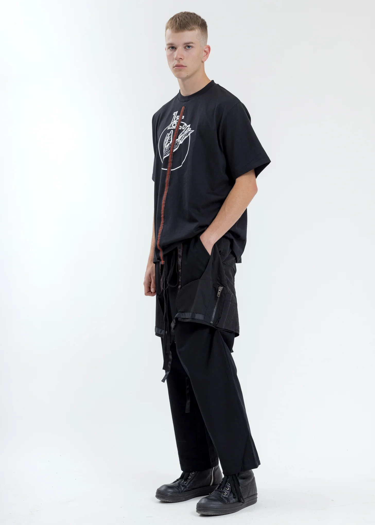 Black Boxy Fit T-Shirt - Image 5