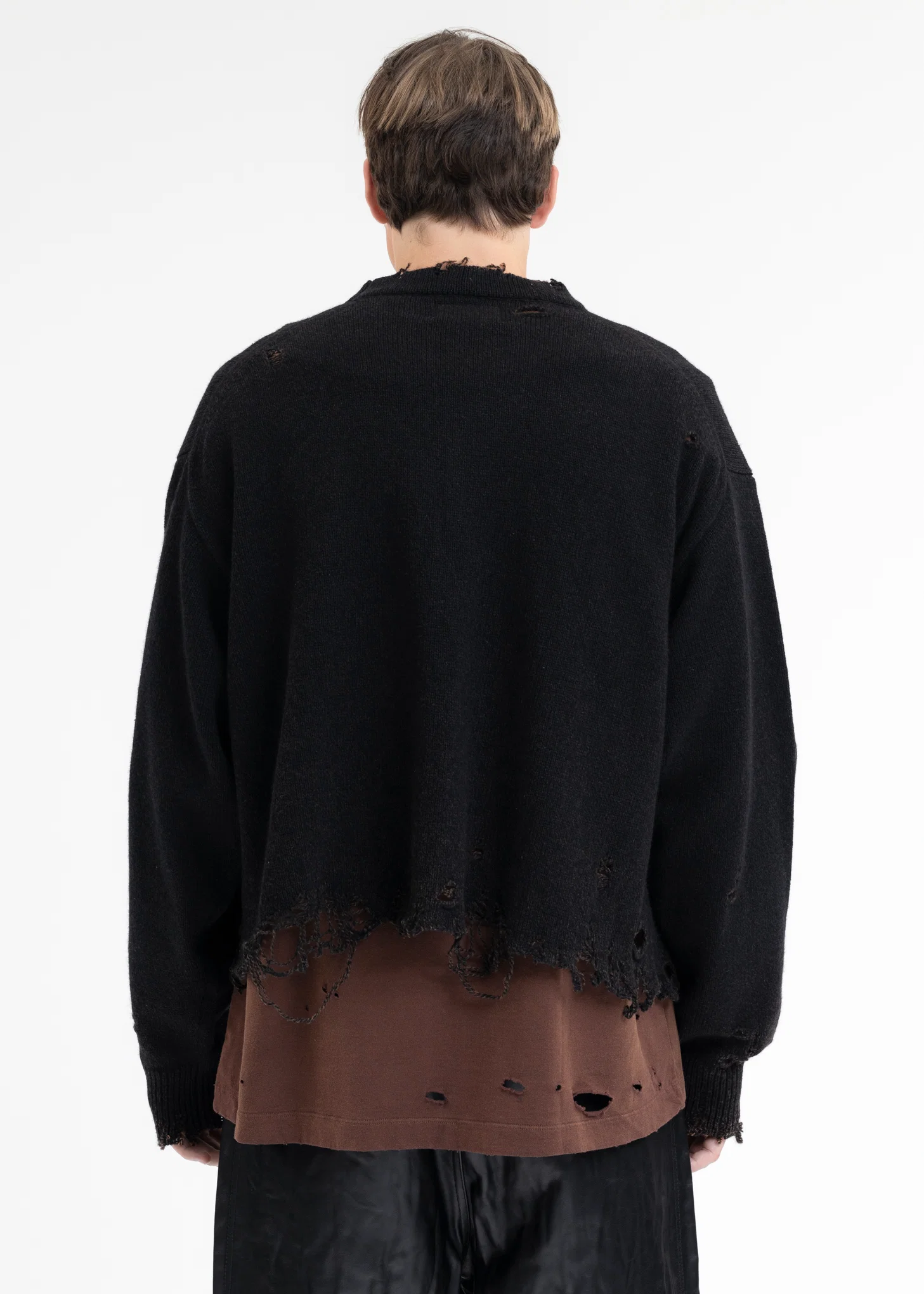 BLACK BROKEN HEART CARDIGAN - Image 3