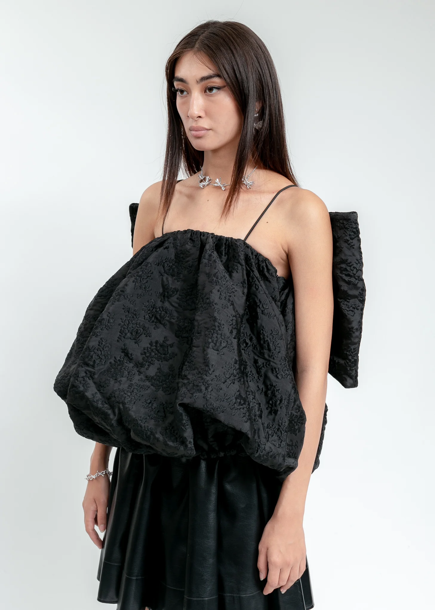 Black Bubble Dress - Image 3