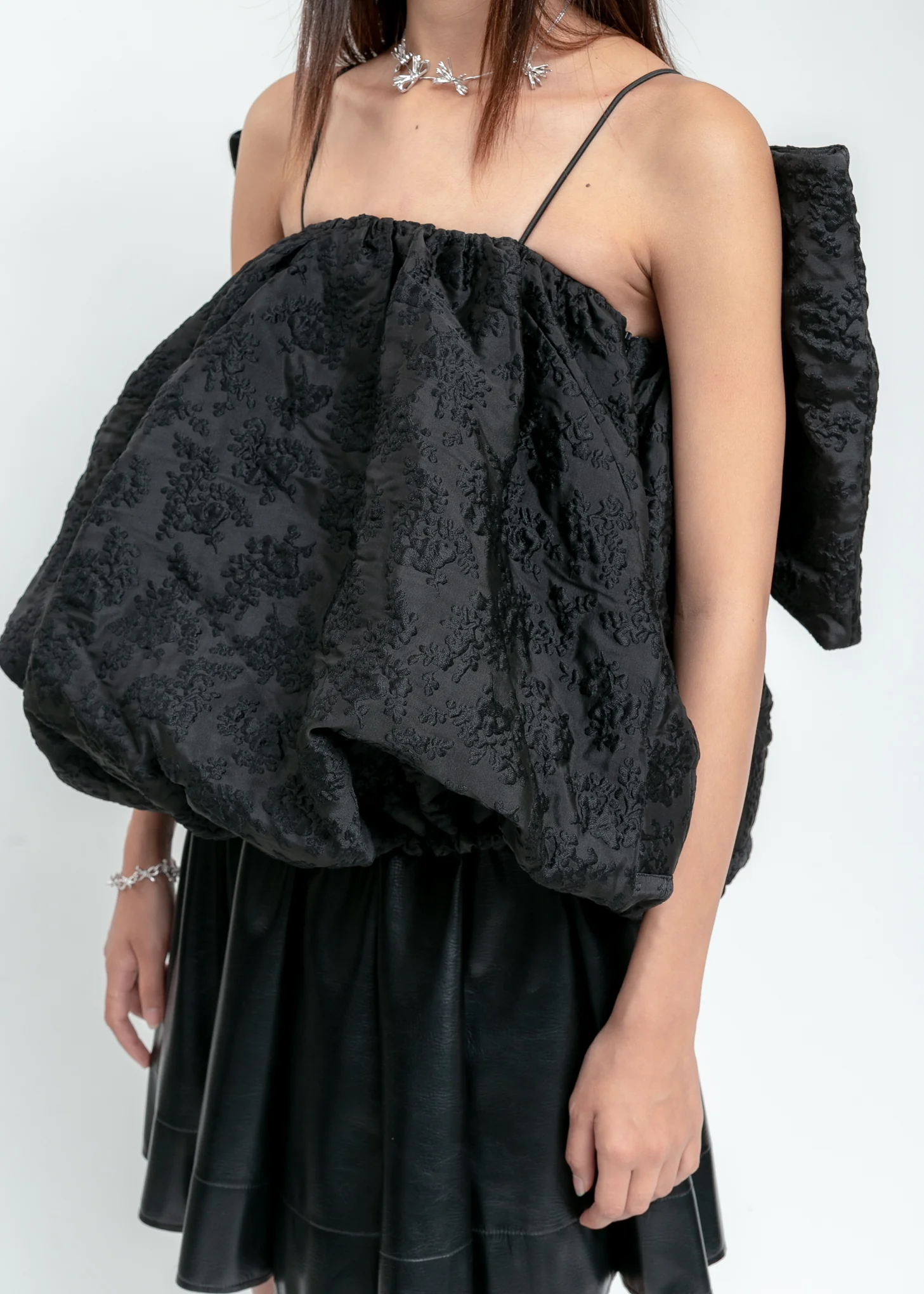 Black Bubble Dress - Image 5