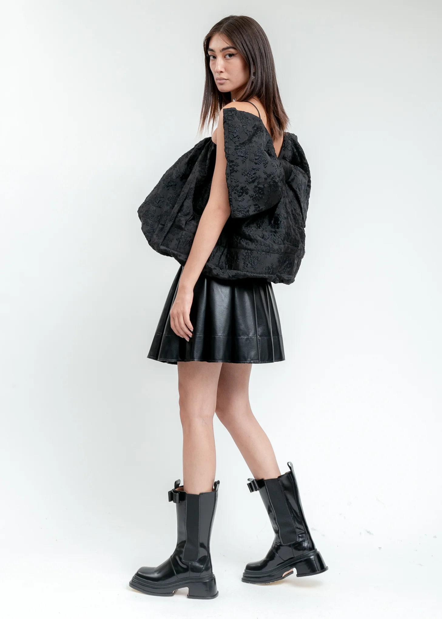Black Bubble Dress - Image 6