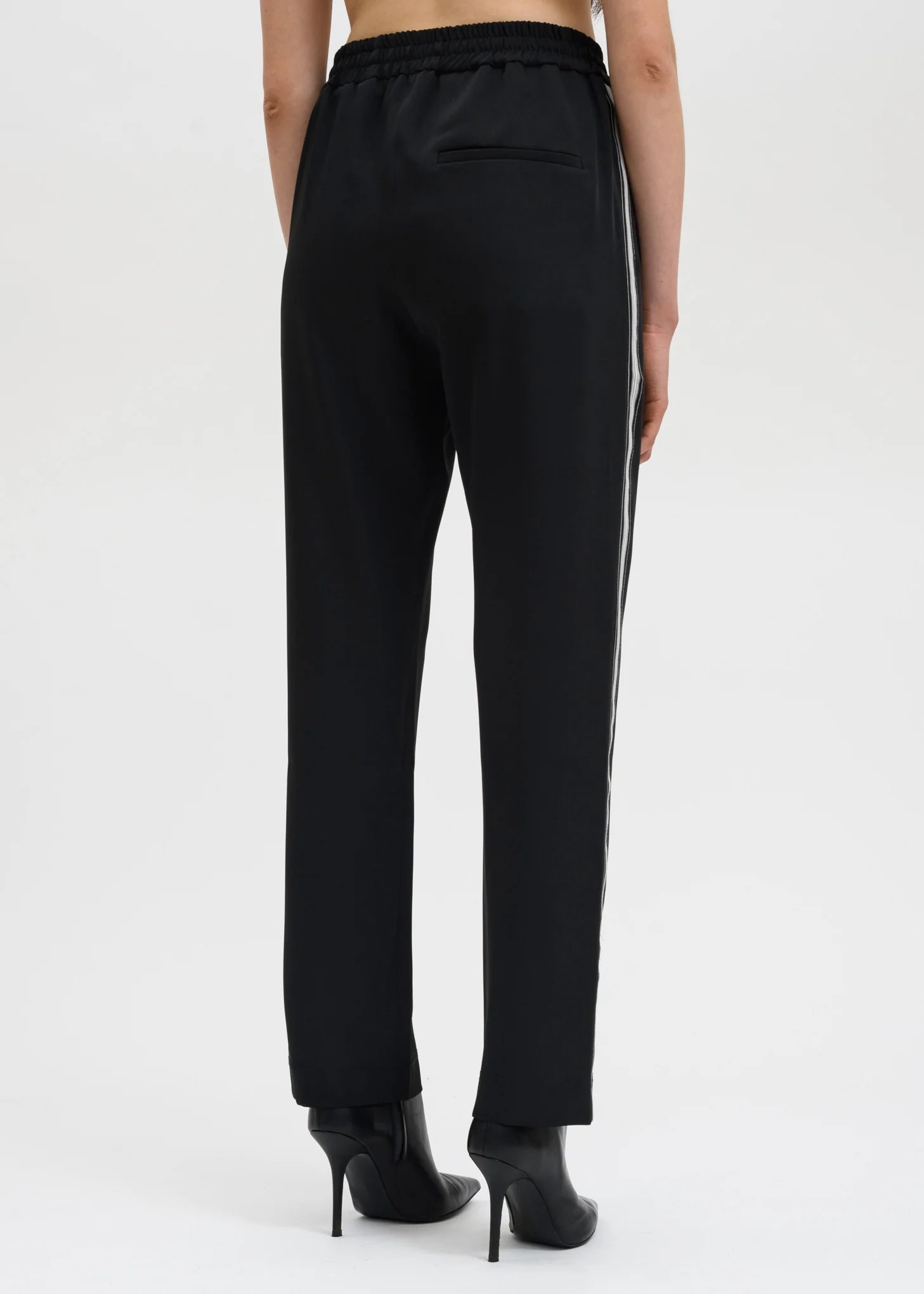 Black Buck Japanese Satin Track Pant - Image 3