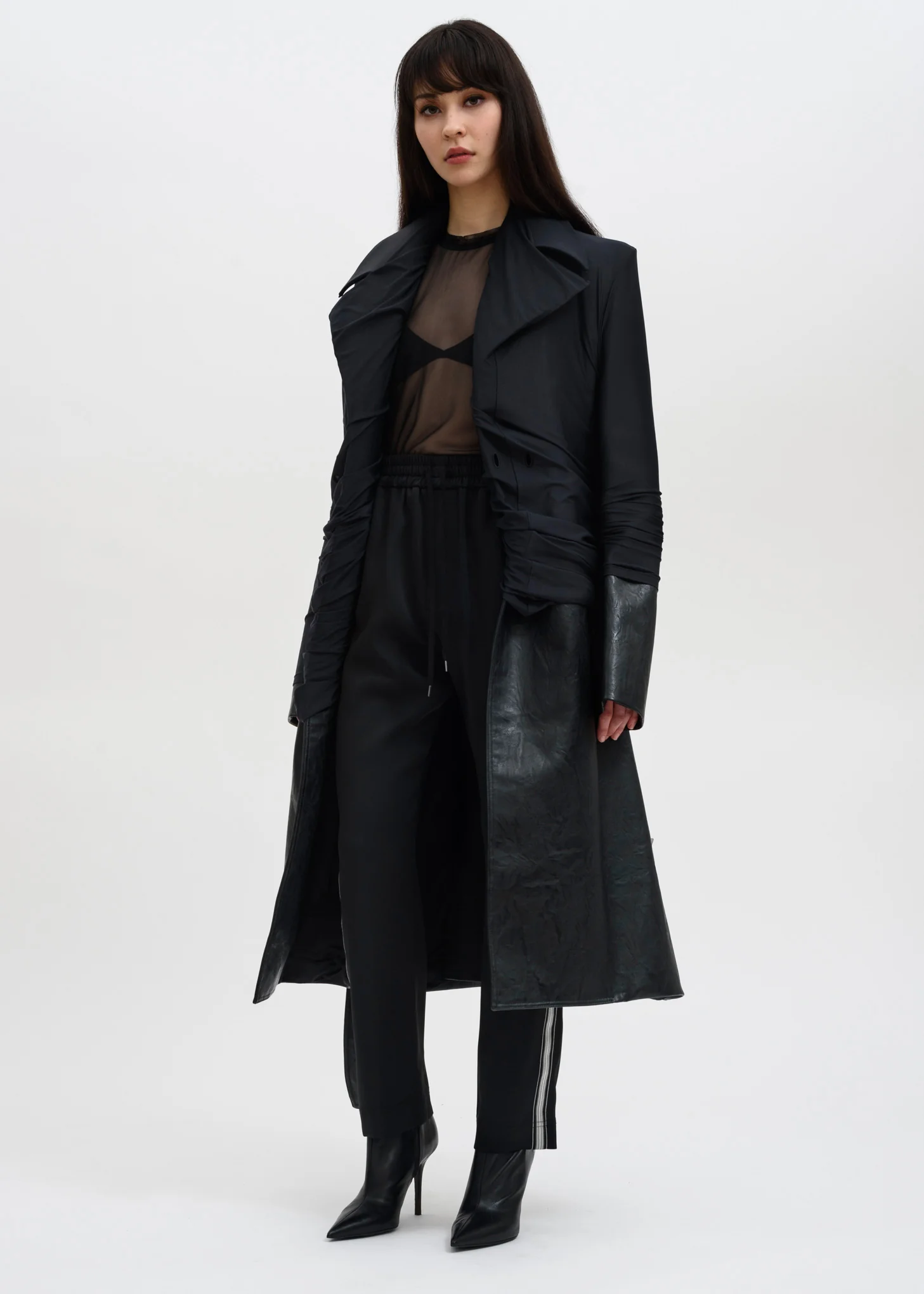 Black Buck Japanese Satin Track Pant - Image 5
