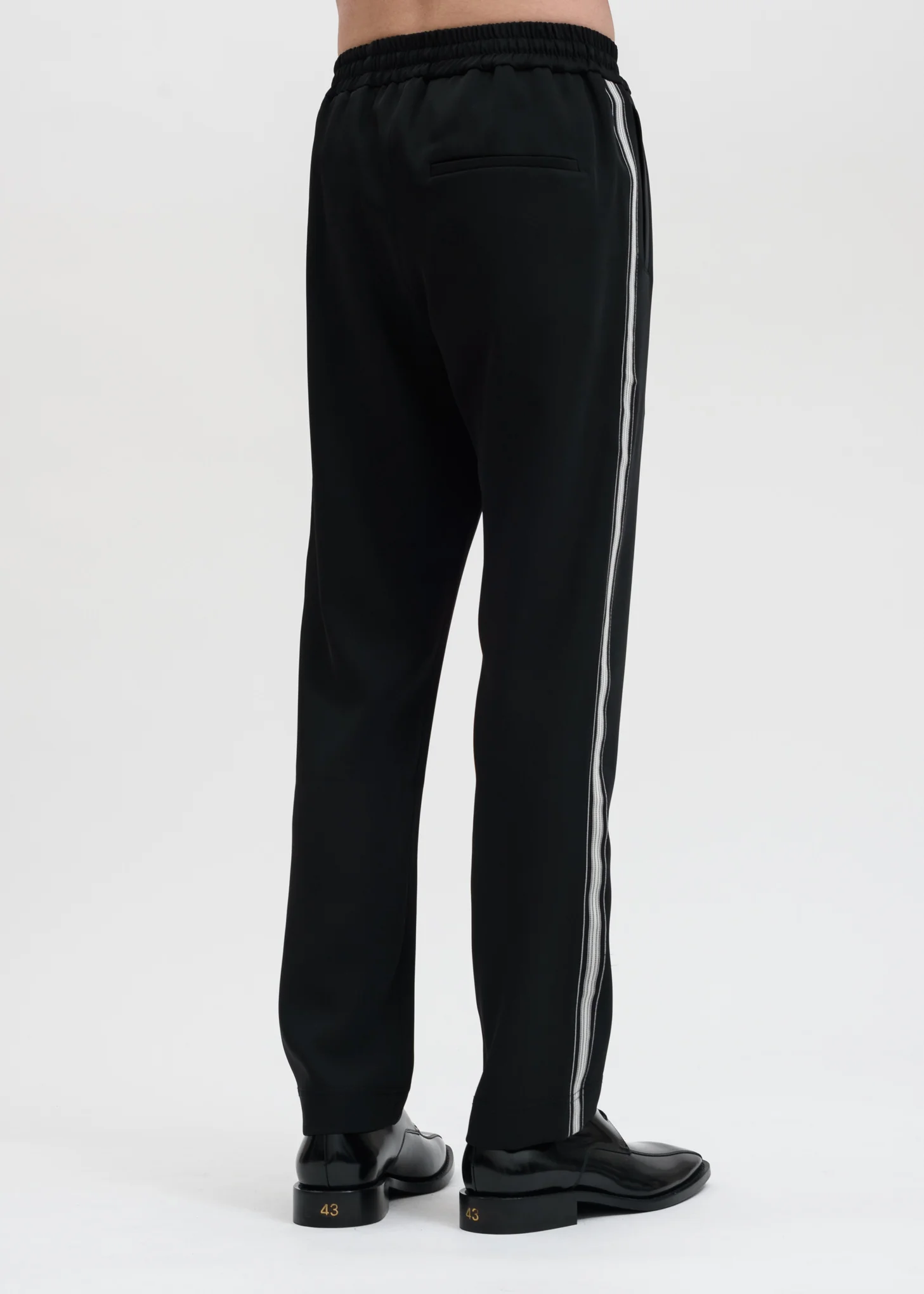 Black Buck Japanese Satin Track Pant - Image 3