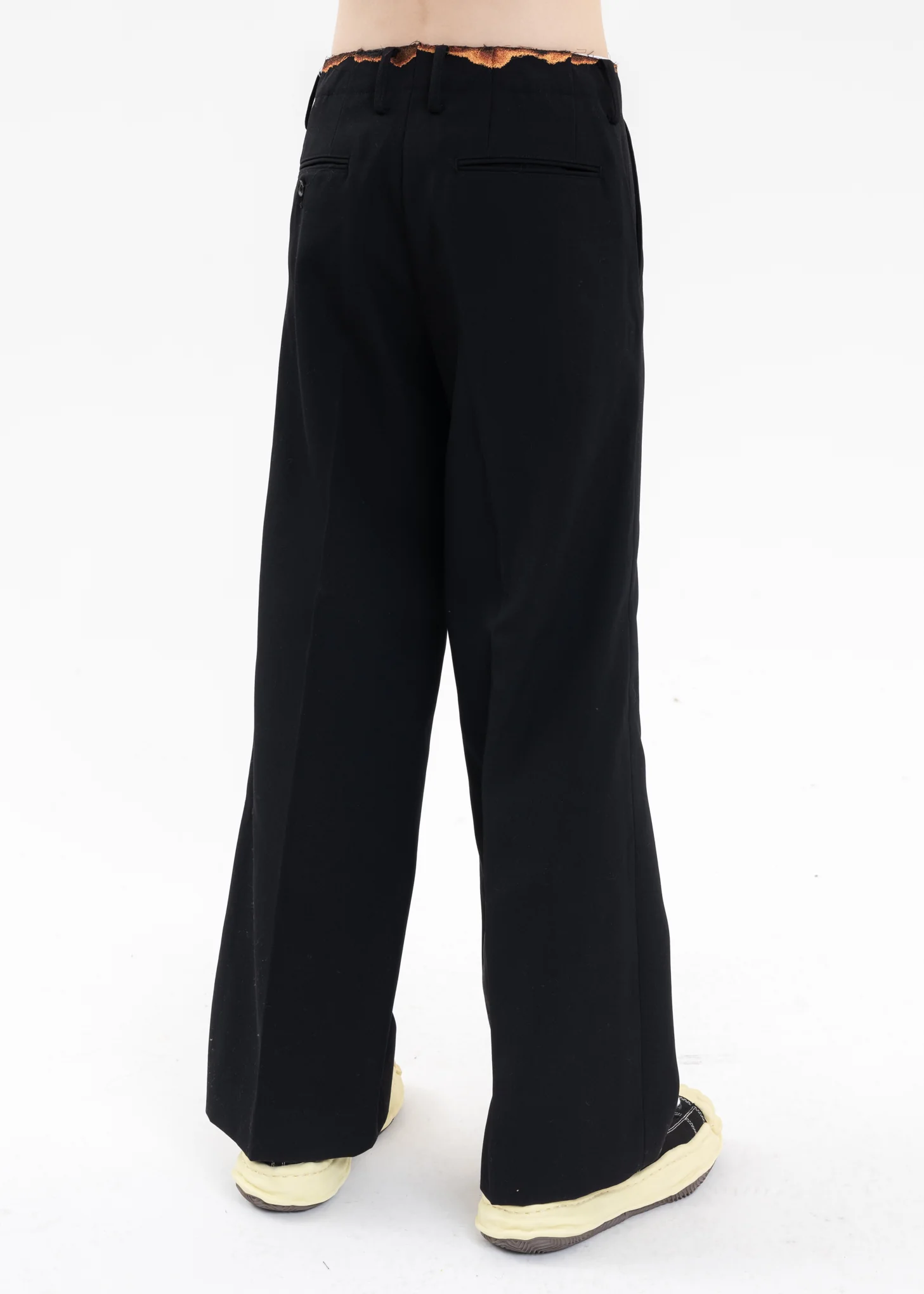Black BURNIG EMBROIDERY TROUSERS - Image 2