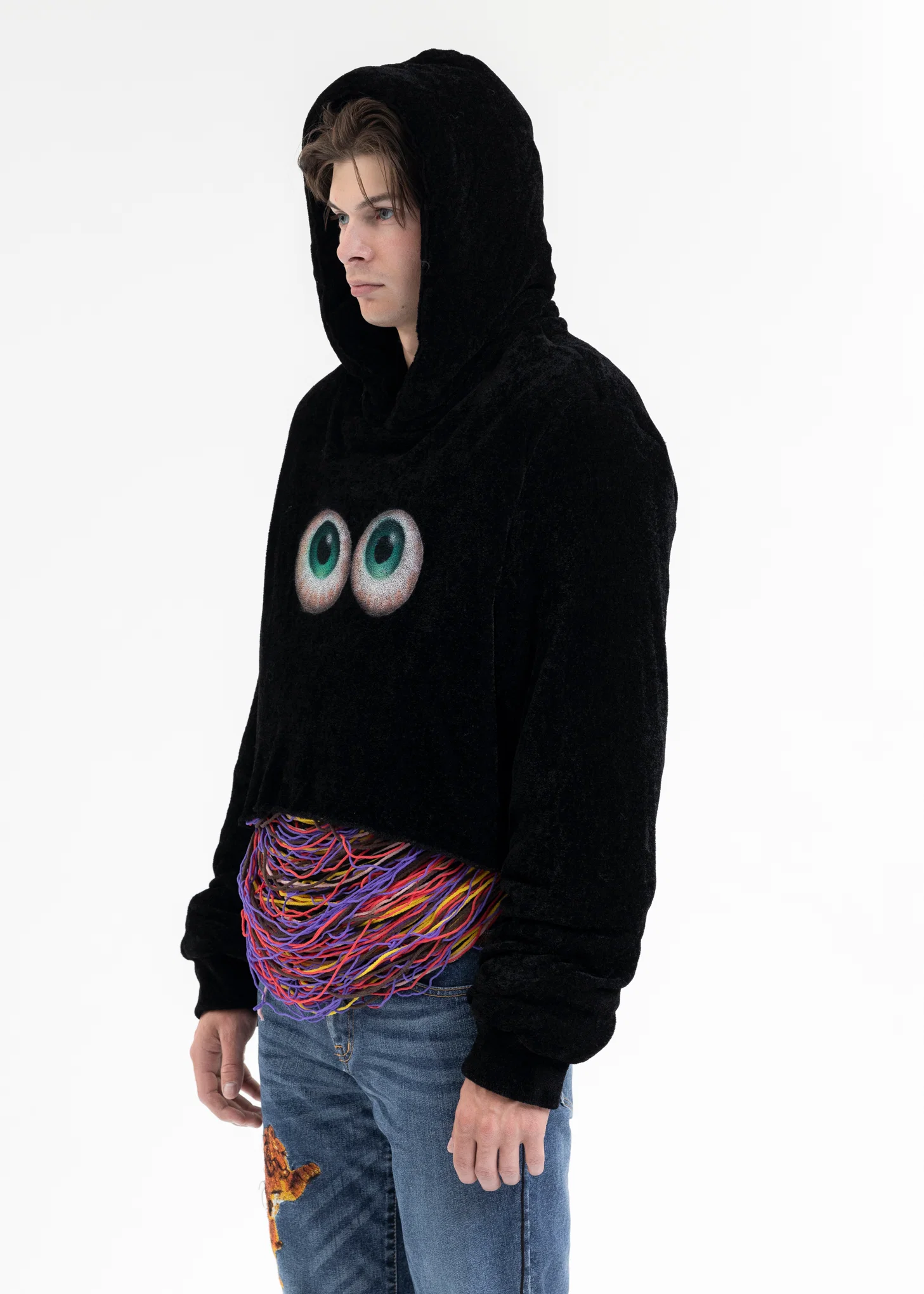 BLACK BURST HOODIE - Image 2