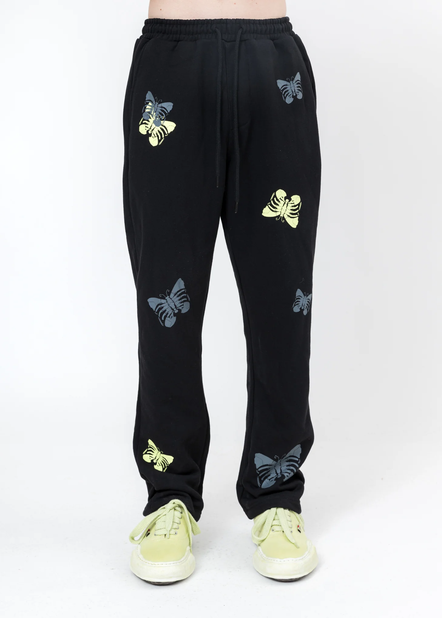 Black Butterfly Pants