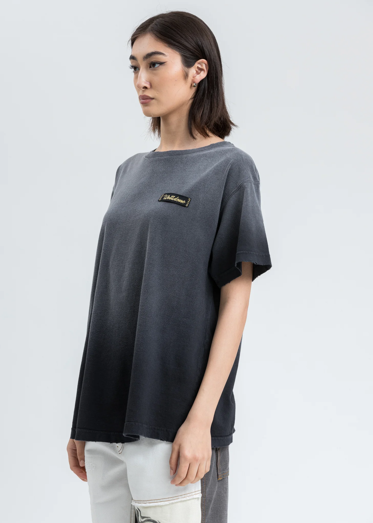 Black Butterfly Washed T-Shirt - Image 3