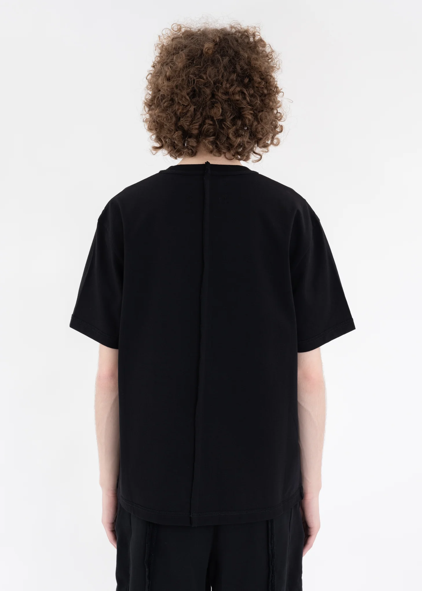 Black C2H4 Embroidery T-shirt - Image 4