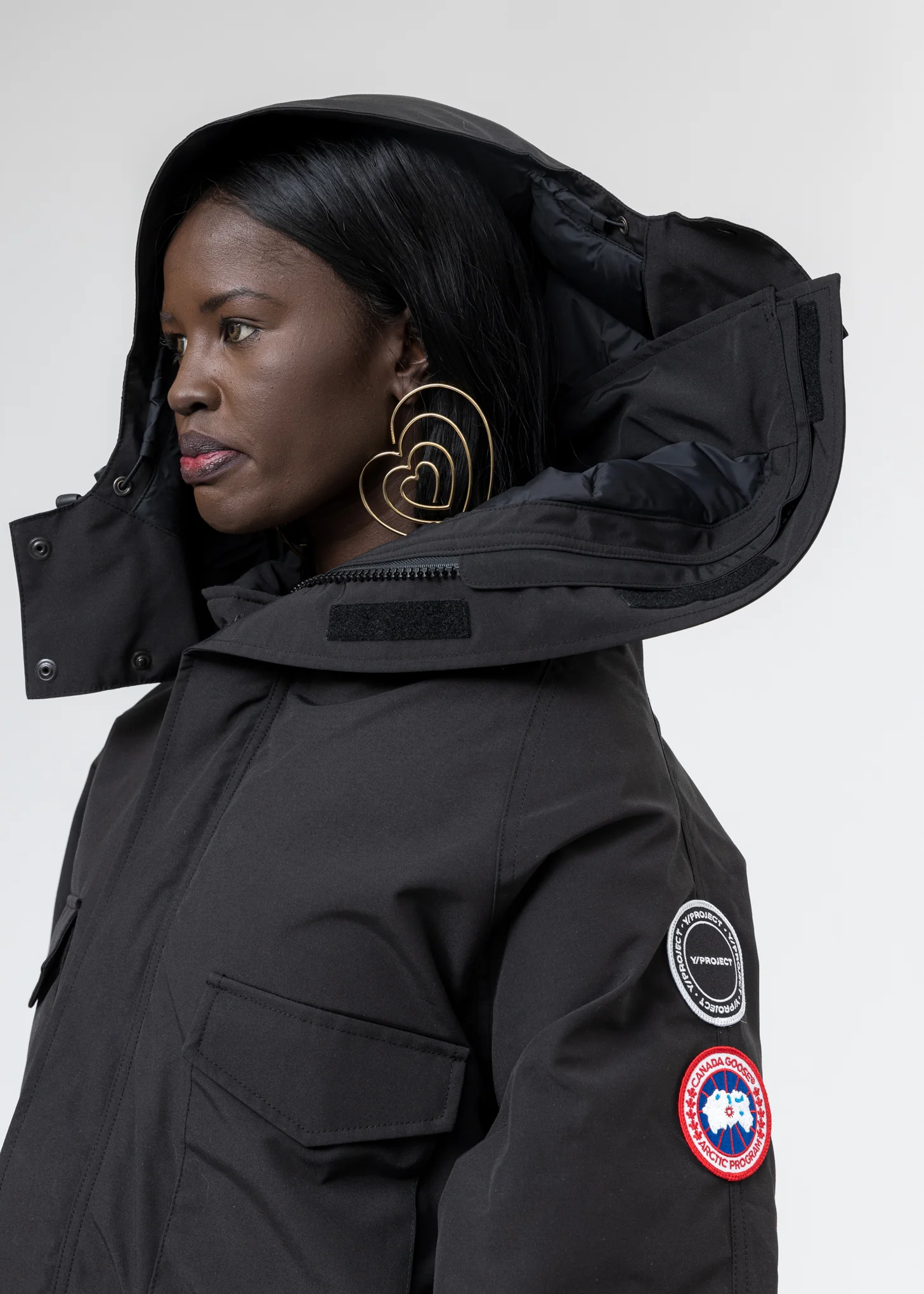 Black Canada Goose Edition Down Constable Parka - Image 2