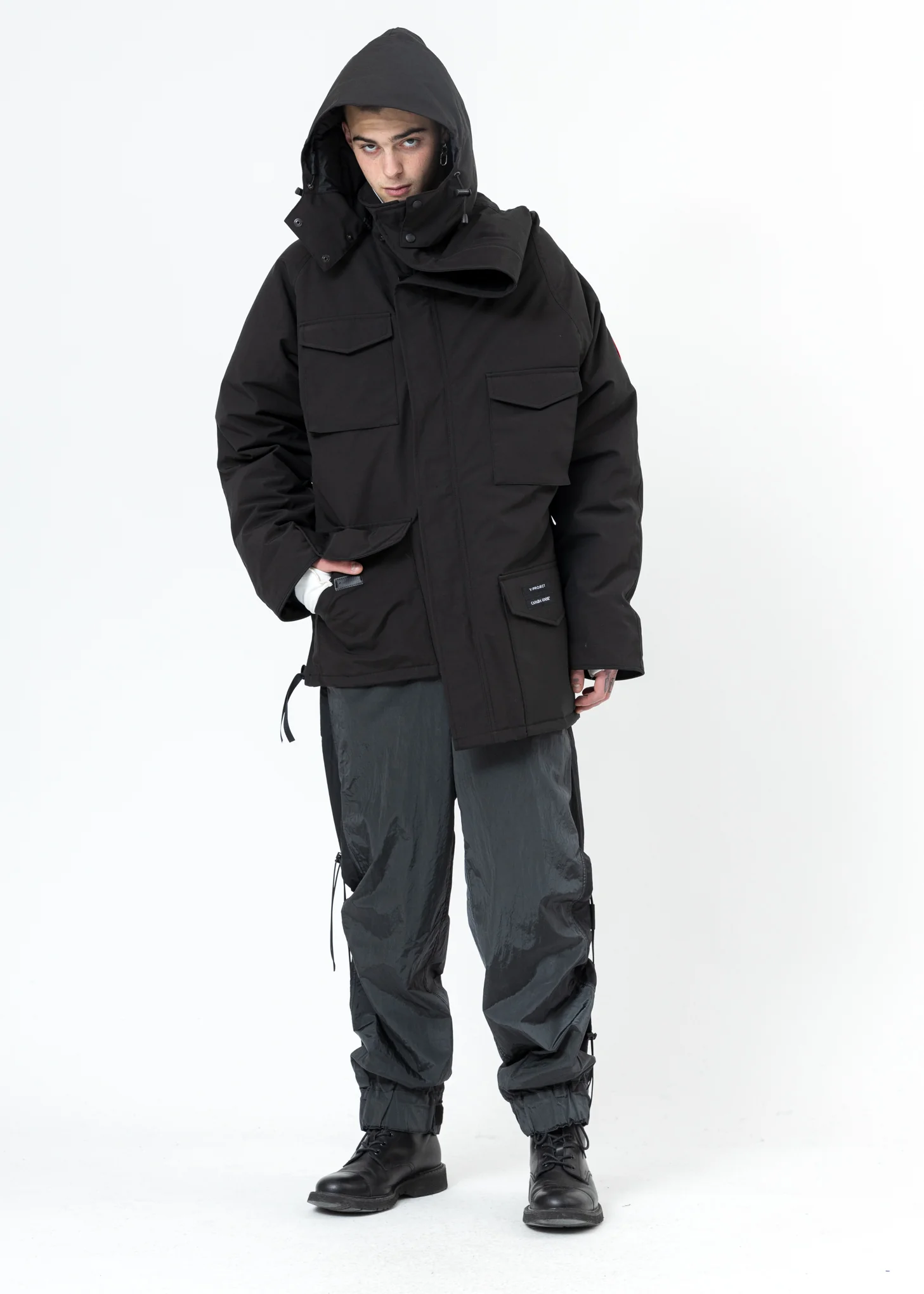 Black Canada Goose Edition Down Constable Parka - Image 11