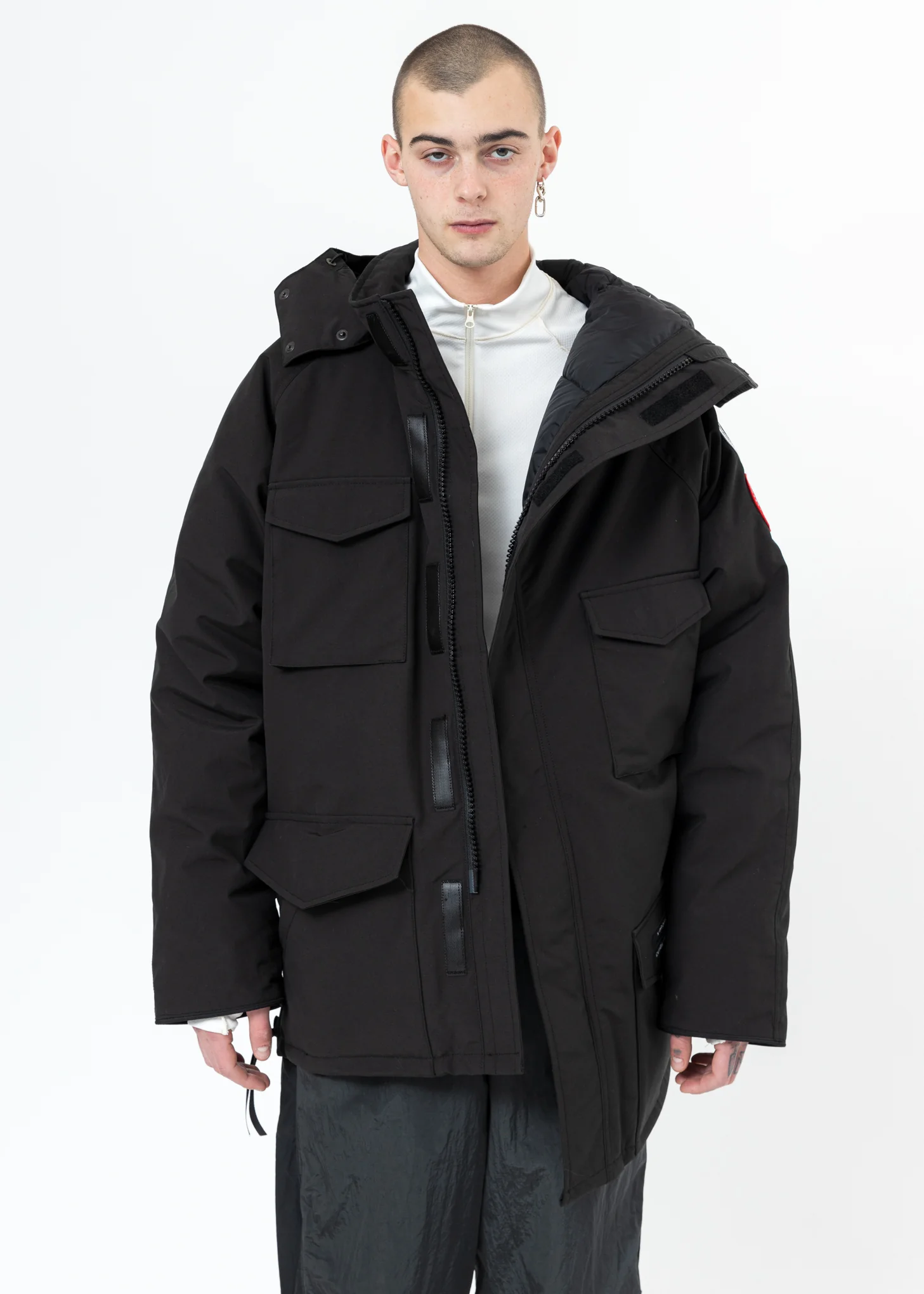Black Canada Goose Edition Down Constable Parka - Image 13
