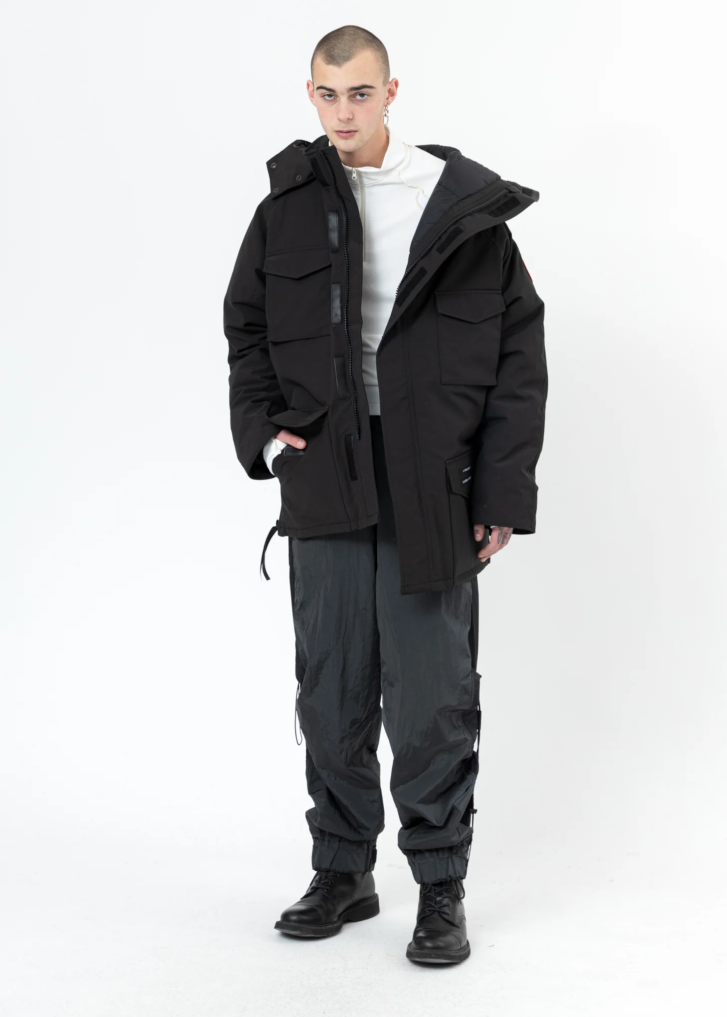 Black Canada Goose Edition Down Constable Parka - Image 14