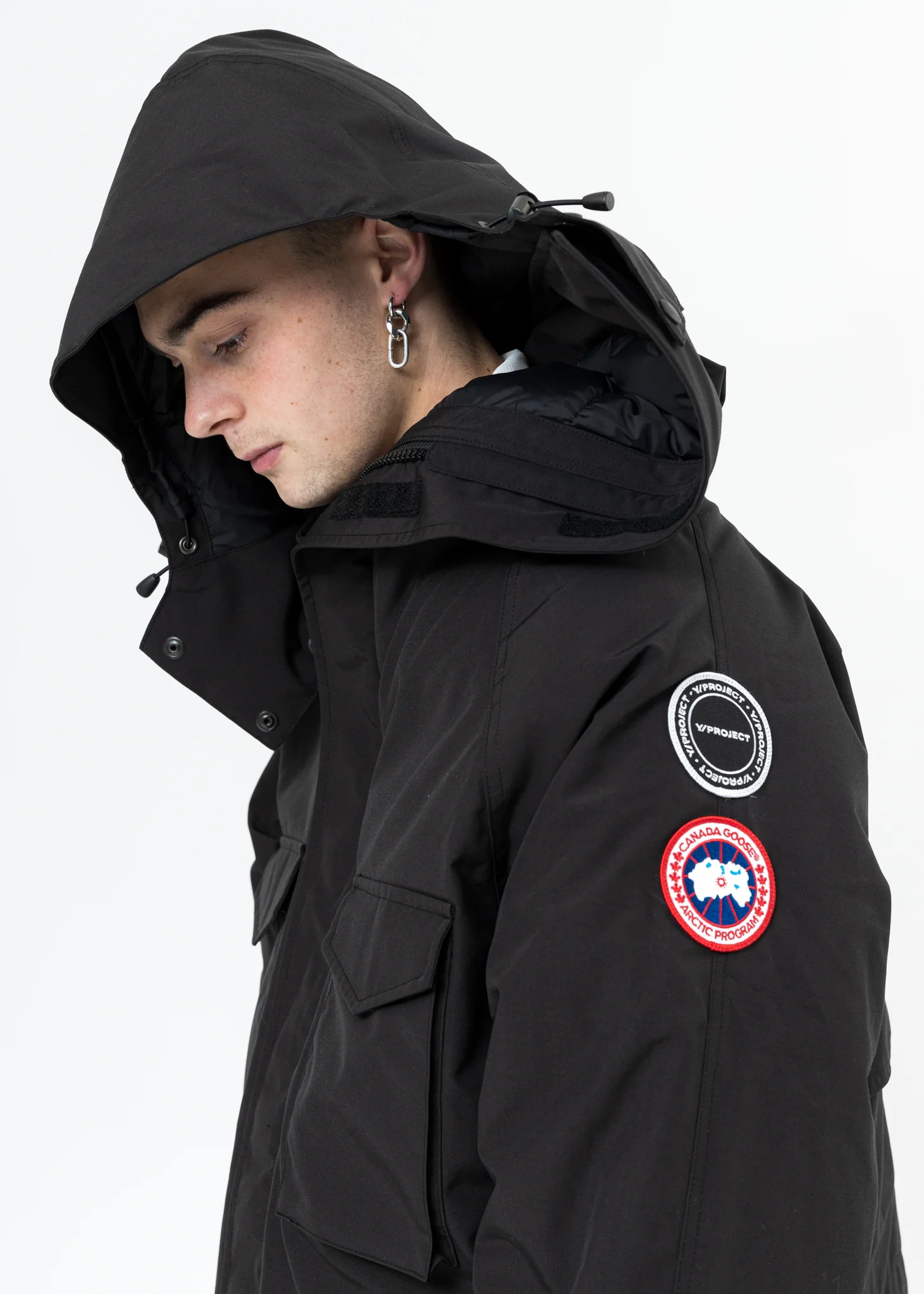 Black Canada Goose Edition Down Constable Parka - Image 6