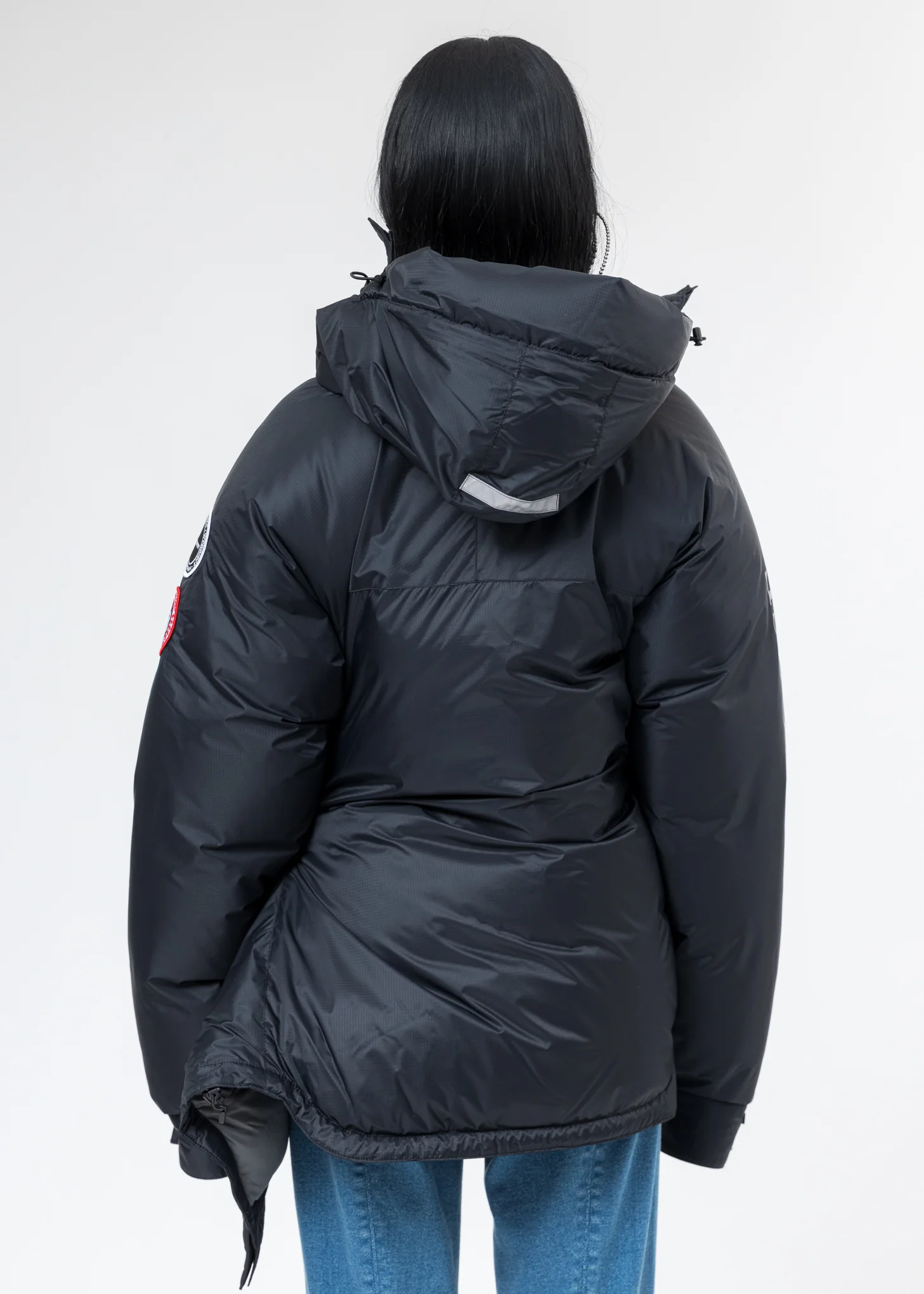 Black Canada Goose Edition Down Skreslet Jacket - Image 9