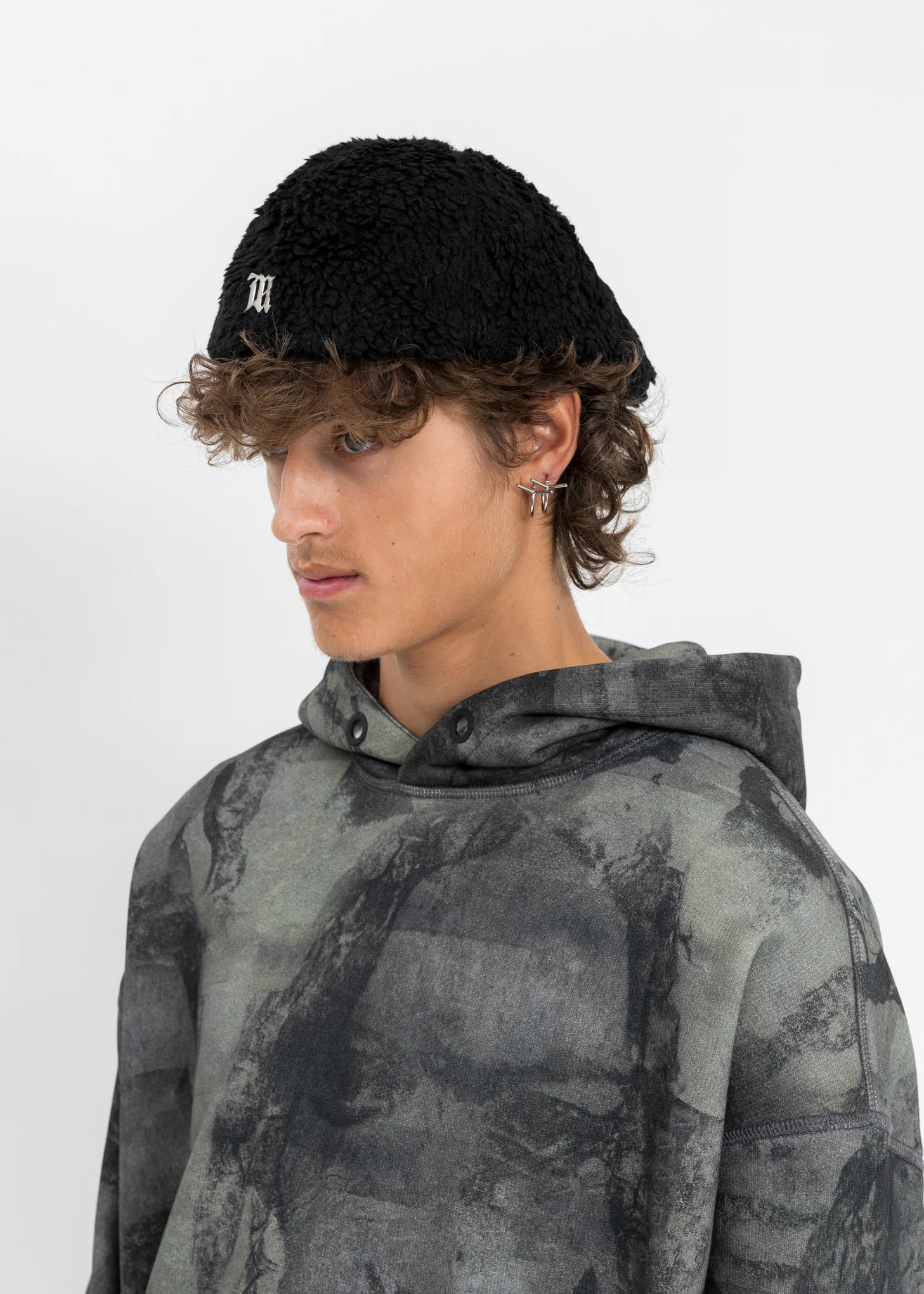 Black Cannes Sherpa Cap