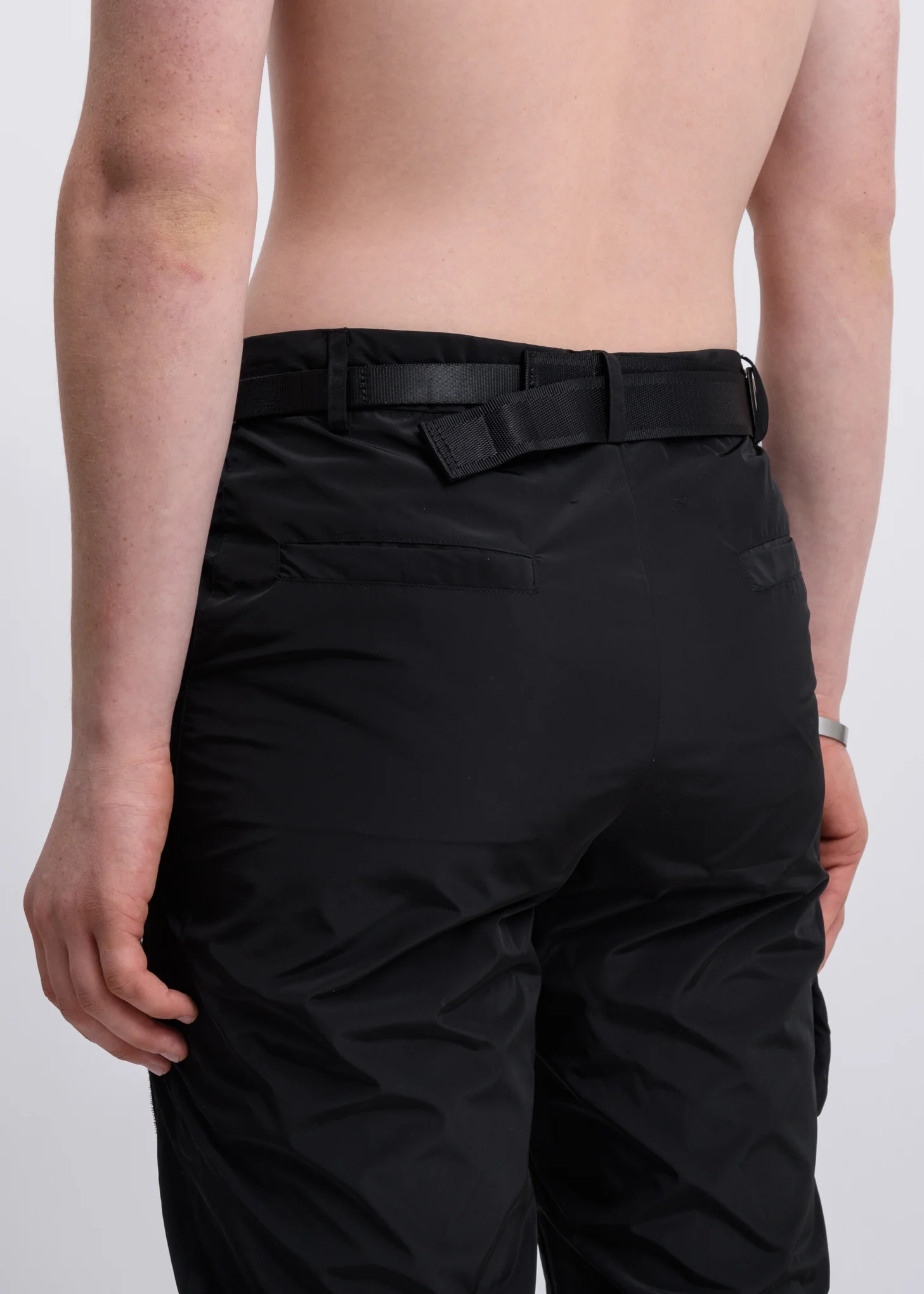Black Canvas Logo Belt - Image 4