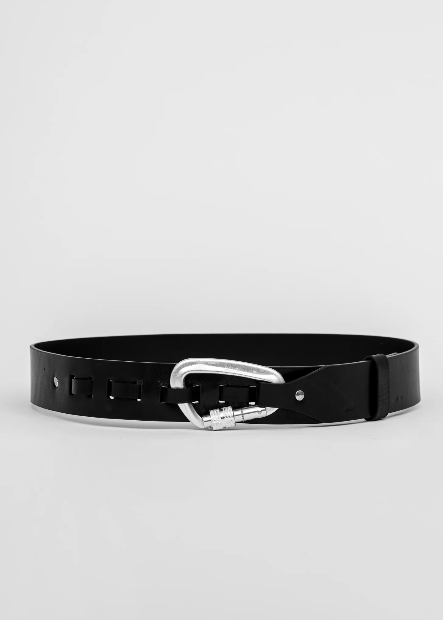 Black Carabiner Belt