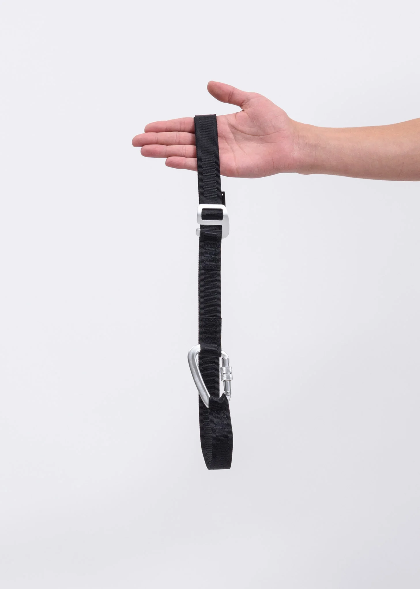 Black Carabiner Belt