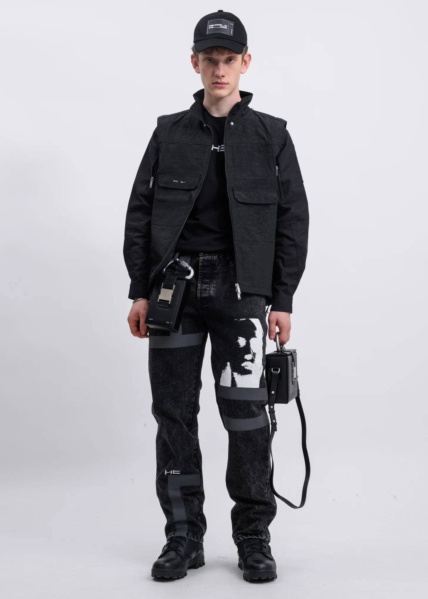 Black Carabiner Box Bag - Image 4