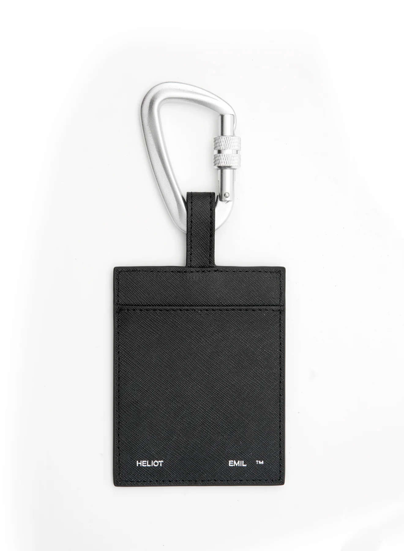 Black Carabiner Cardholder