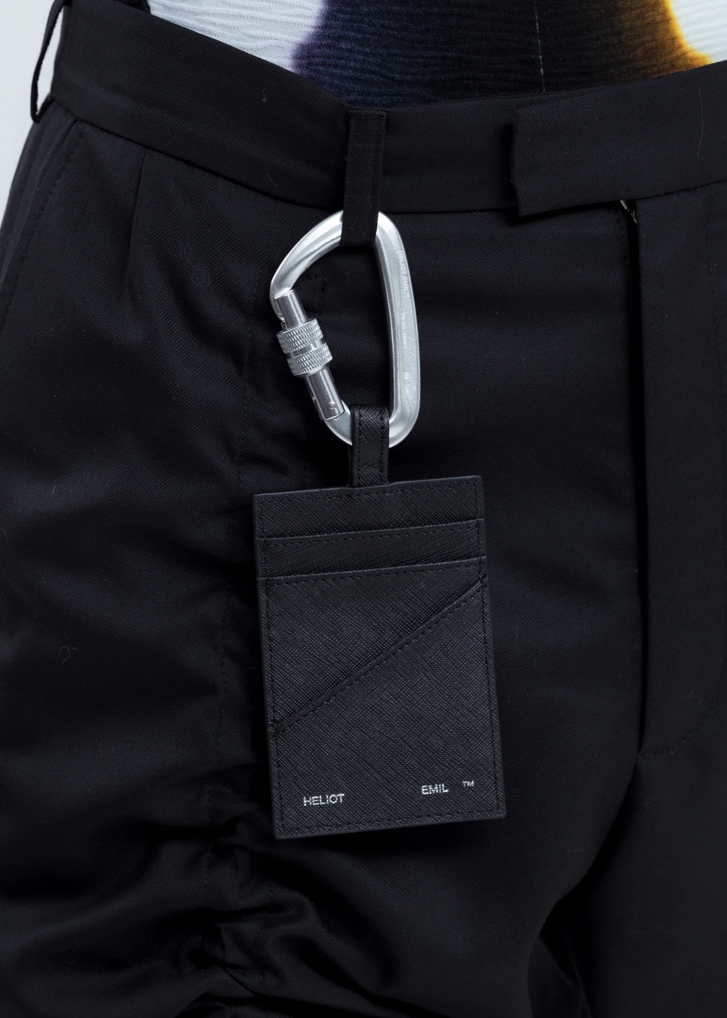 Black Carabiner Cardholder - Image 2