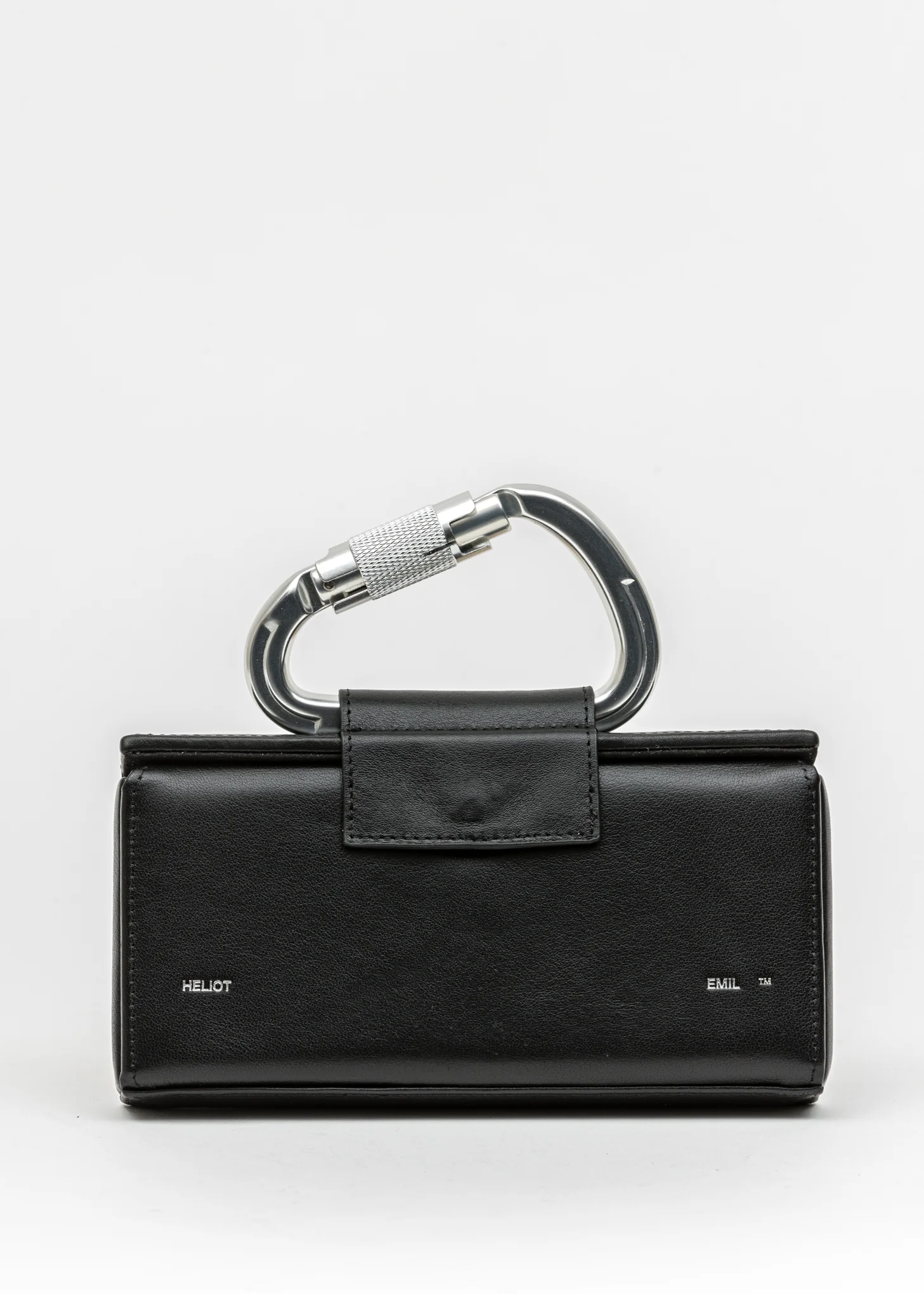 Black Carabiner Clutch