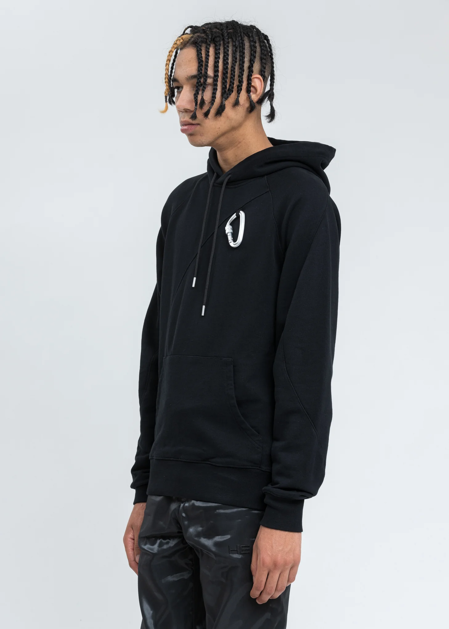 Black Carabiner Hoddie - Image 2