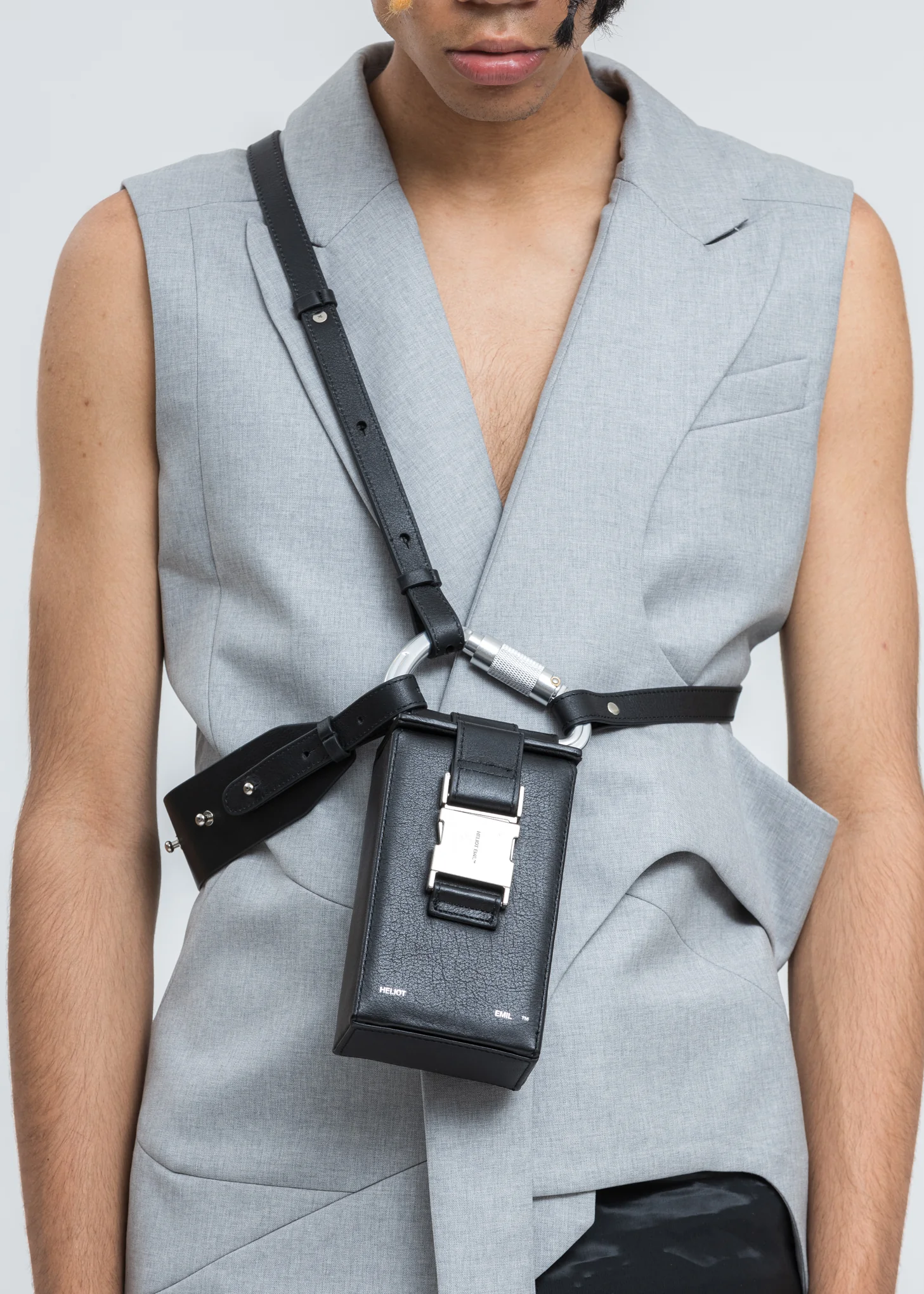 Black Carabiner Phone Sling - Image 2
