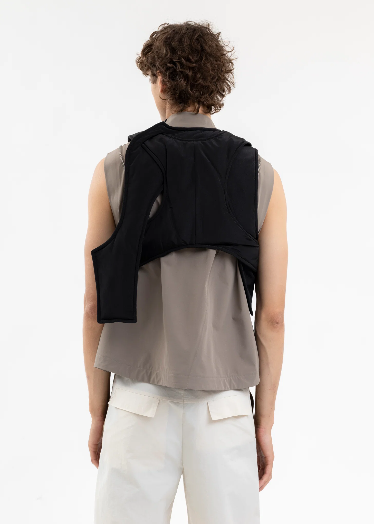 BLACK CAULINE CORSET TOP - Image 2