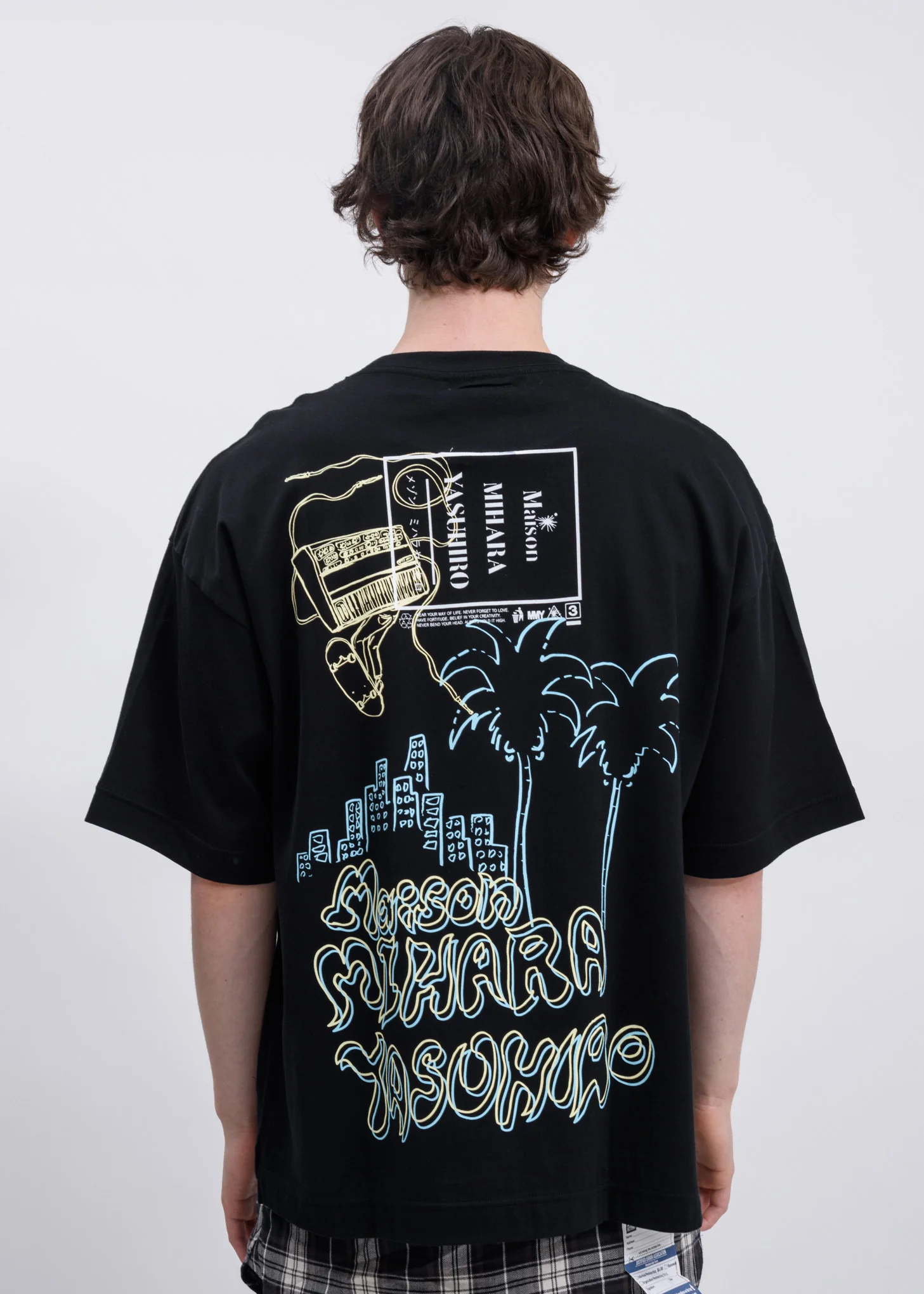 Black CELLULOiDO Printed T-Shirt - Image 2