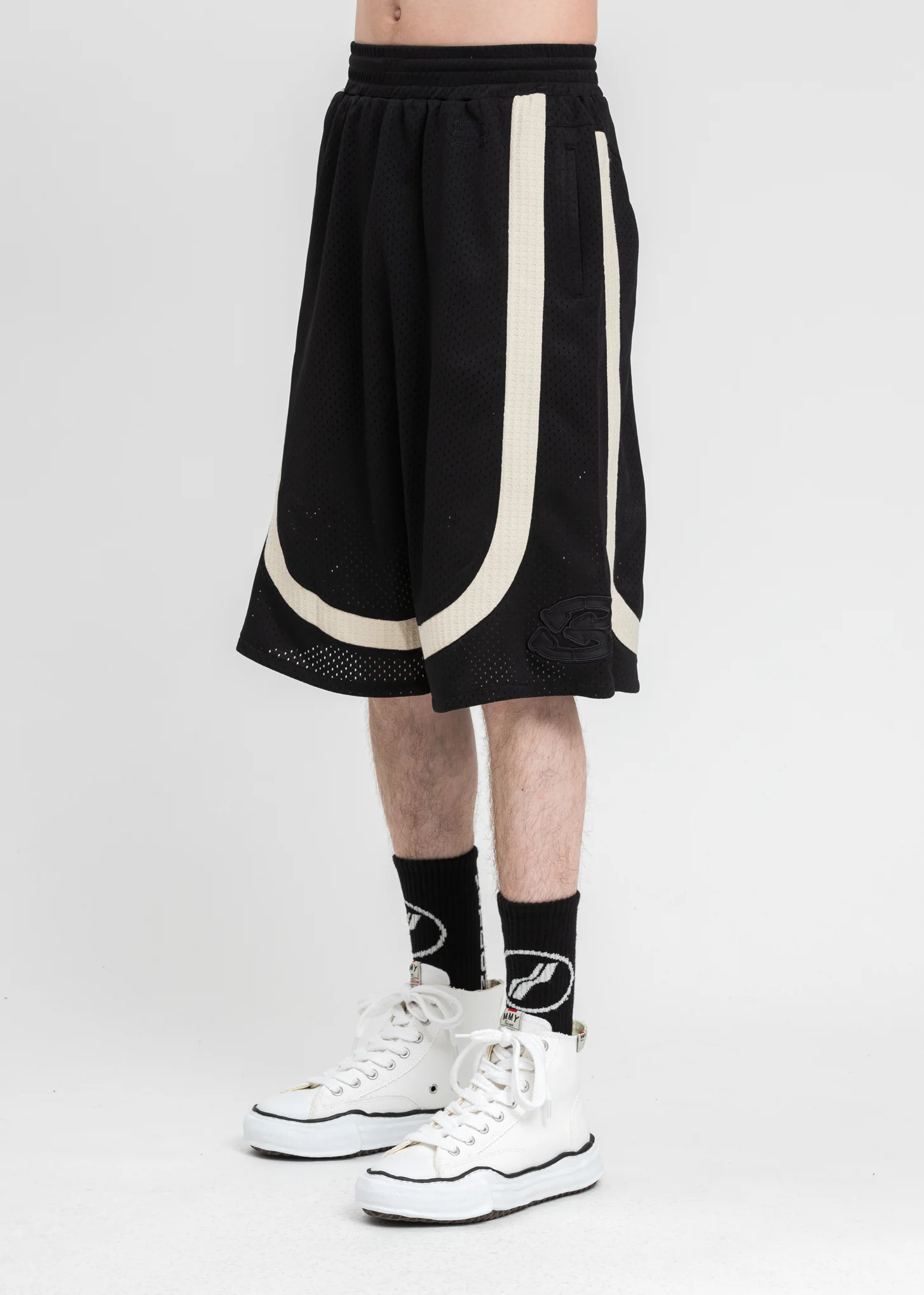 Black Chand Basketball Shorts - Image 2