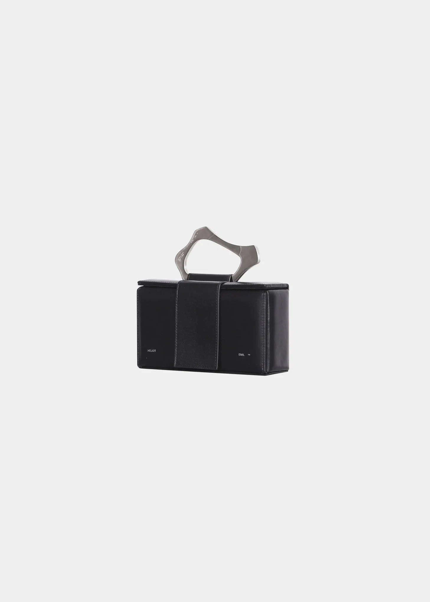 BLACK CHARRED CARABINER CLUTCH BAG - Image 4